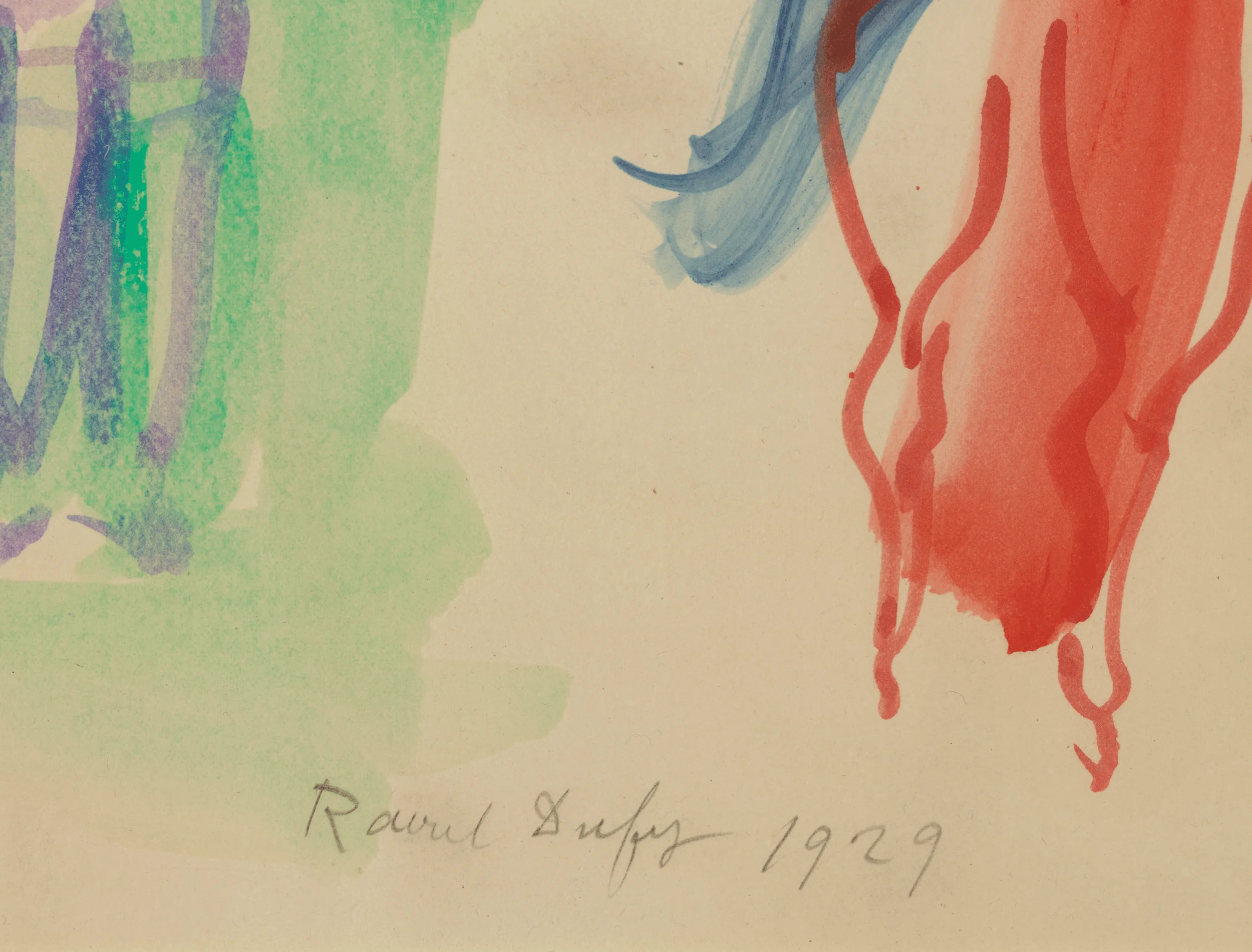 Chevaux de courses by Raoul Dufy - Image 5
