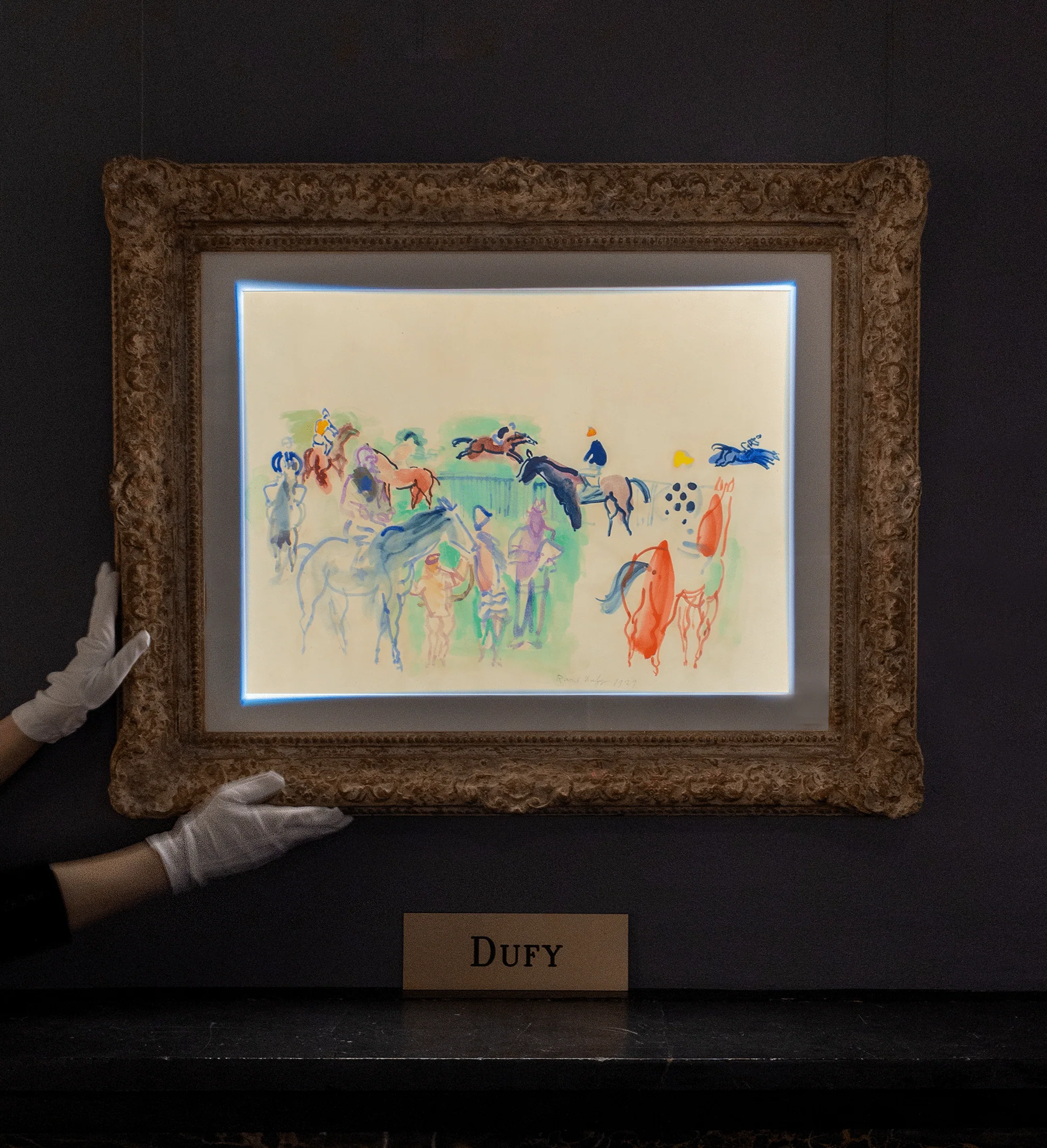 Chevaux de courses by Raoul Dufy - Image 7