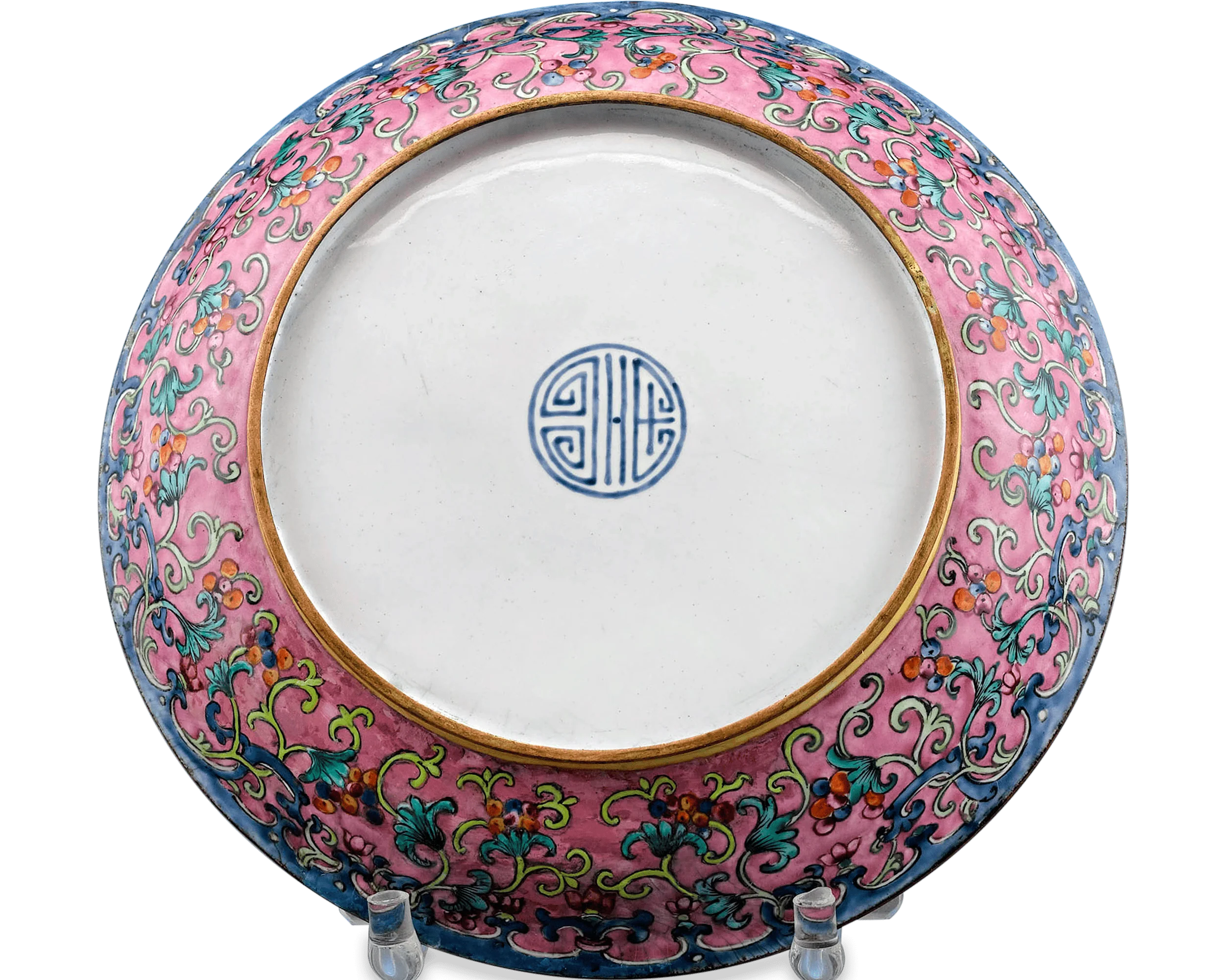 Chinese Canton Enamel Plate - Image 3