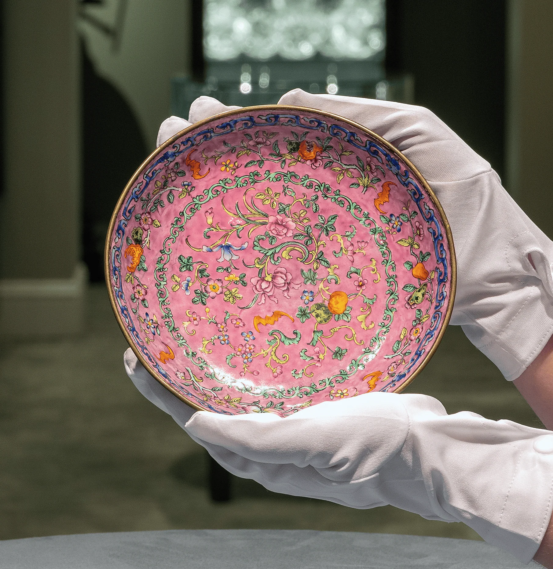Chinese Canton Enamel Plate - Image 4