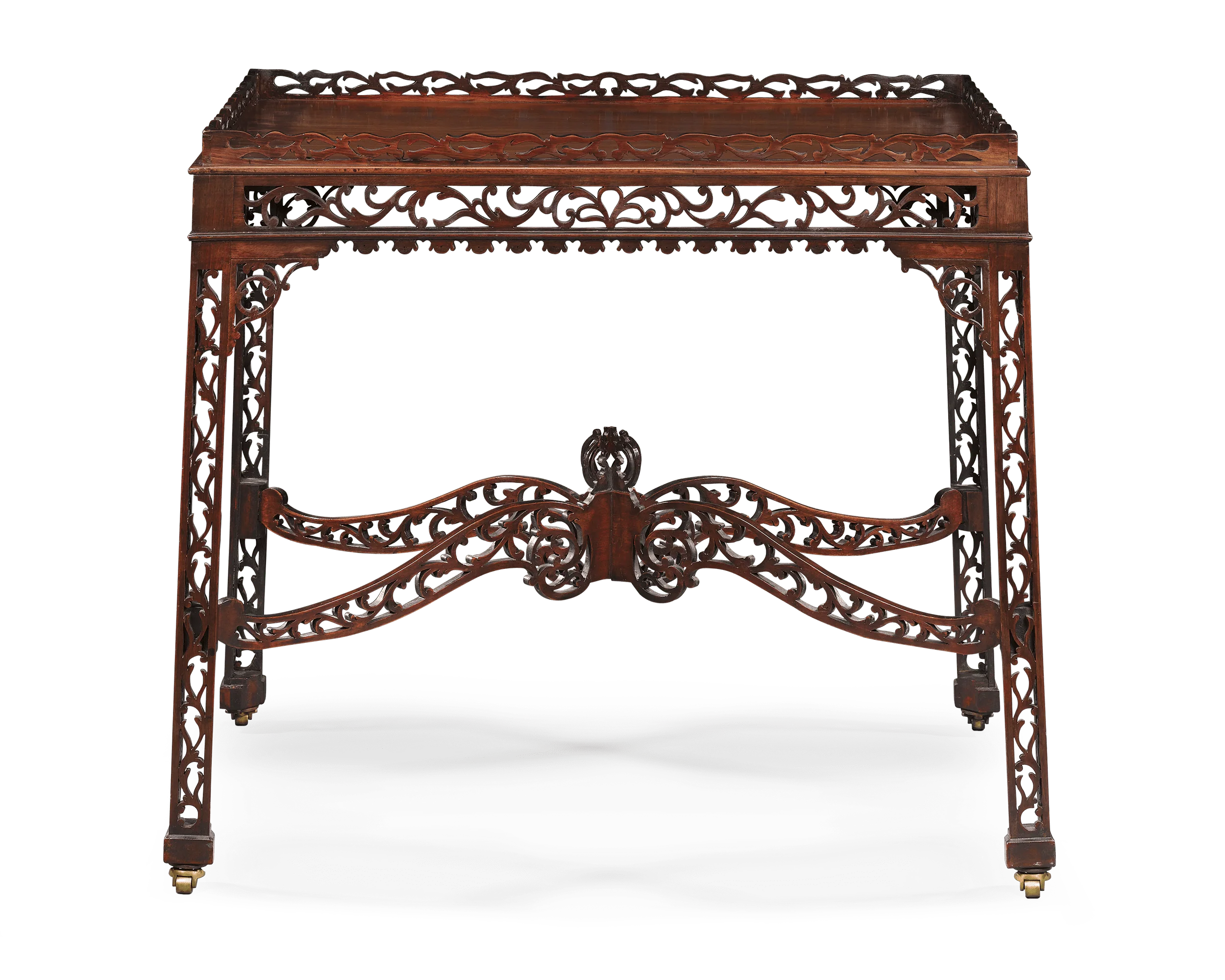 Chinese Chippendale Tea Table - Image 2