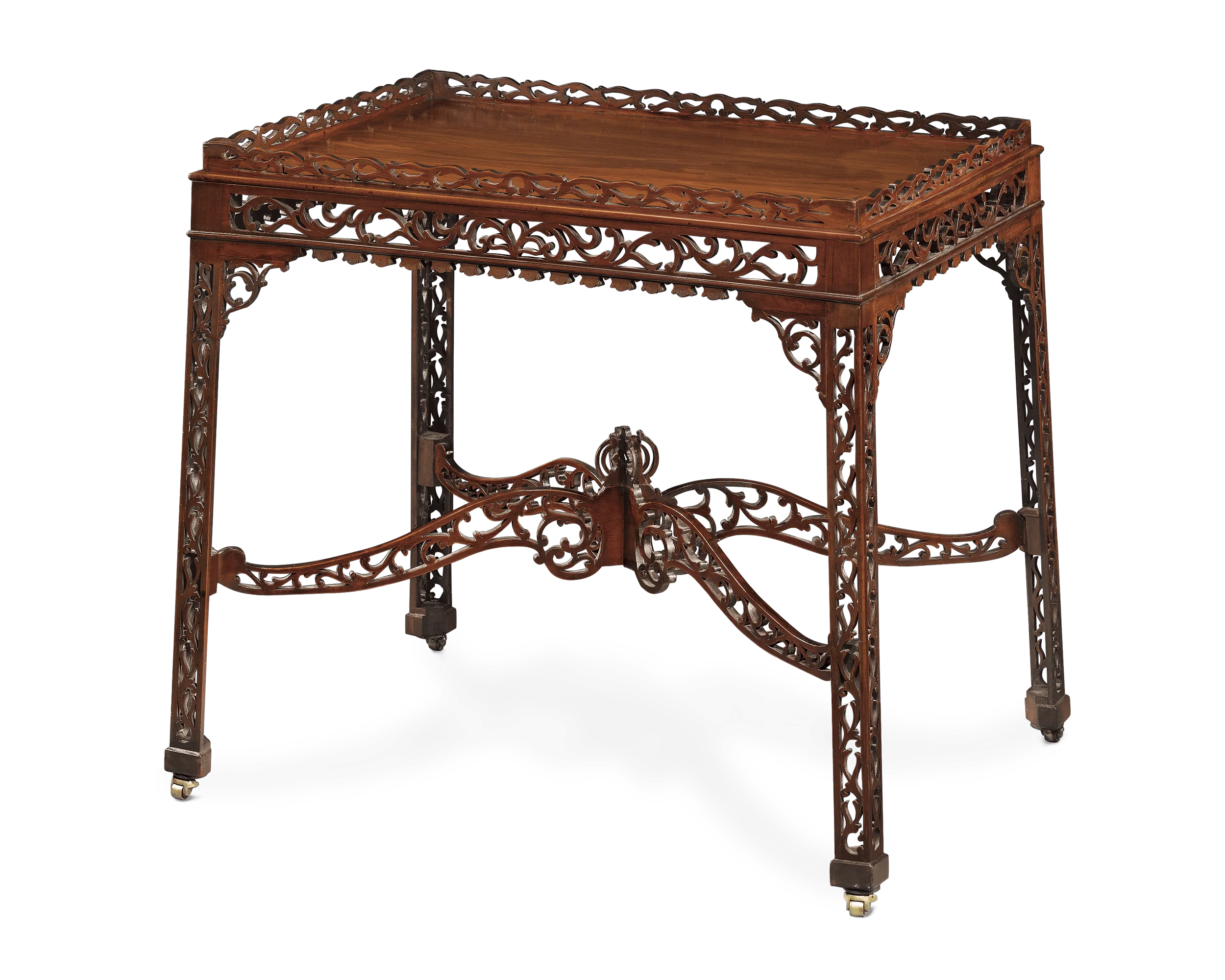 Chinese Chippendale Tea Table - Image 3