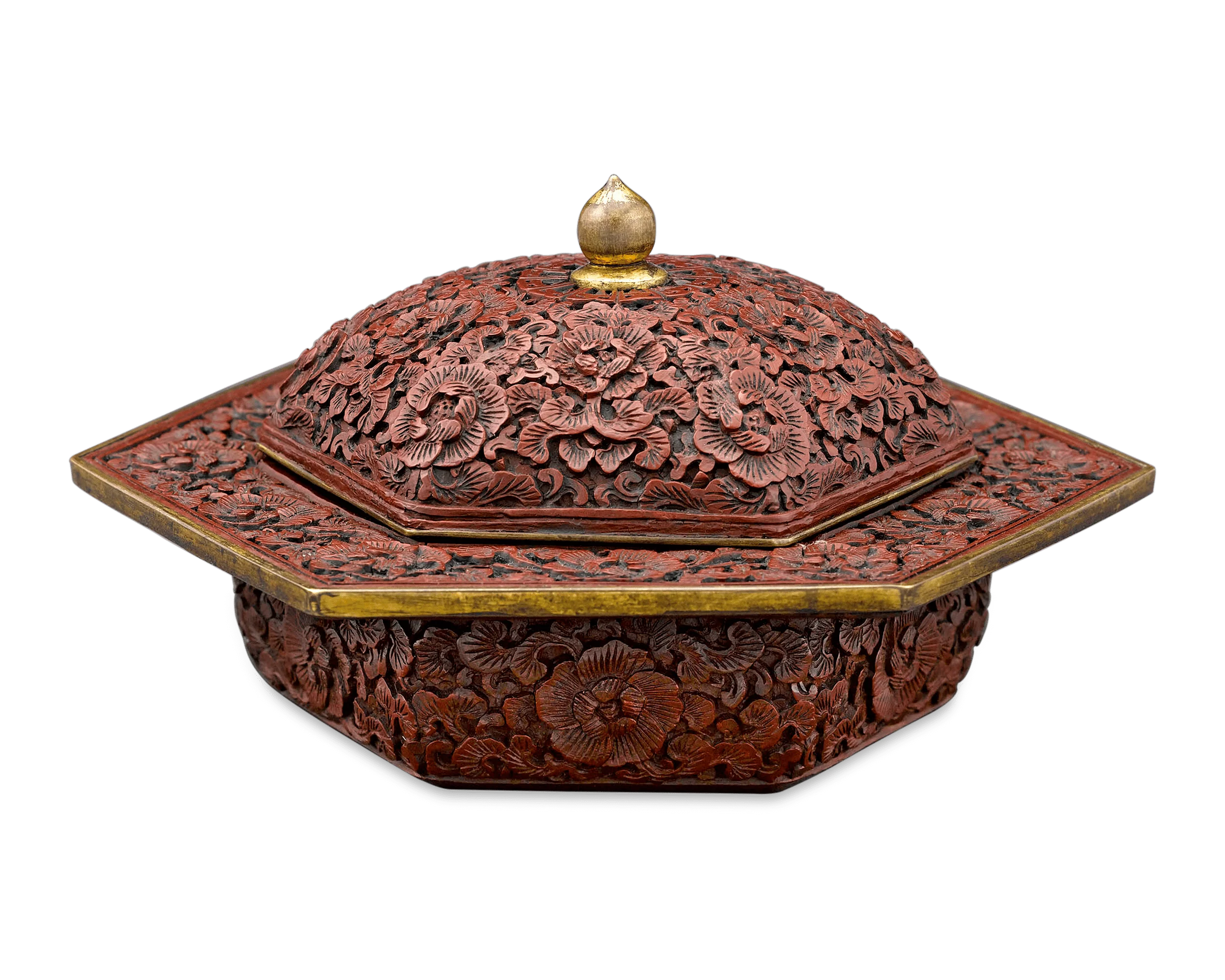 Chinese Cinnabar Lacquer Cuspidor
