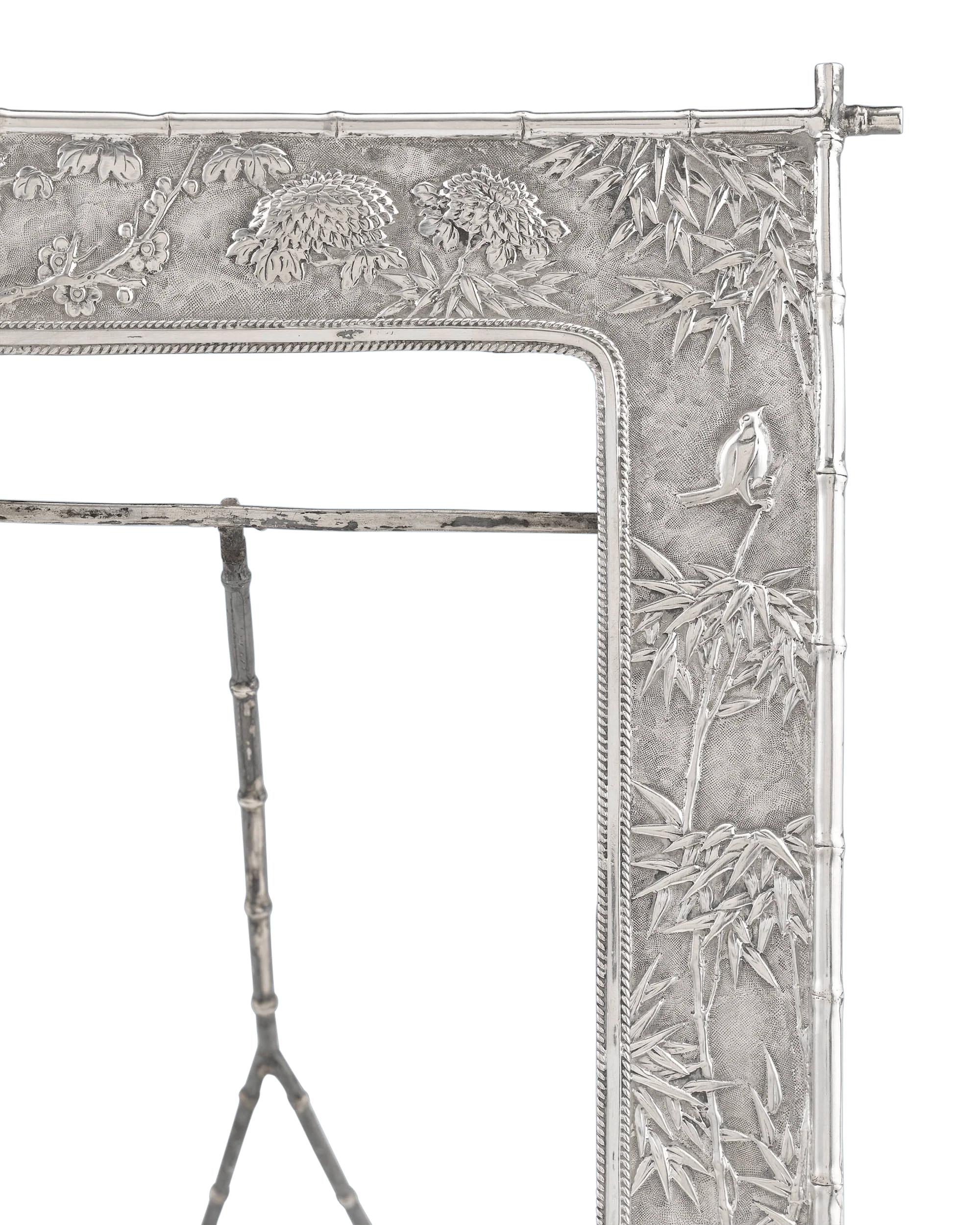 Chinese Silver Picture Frame - Image 2