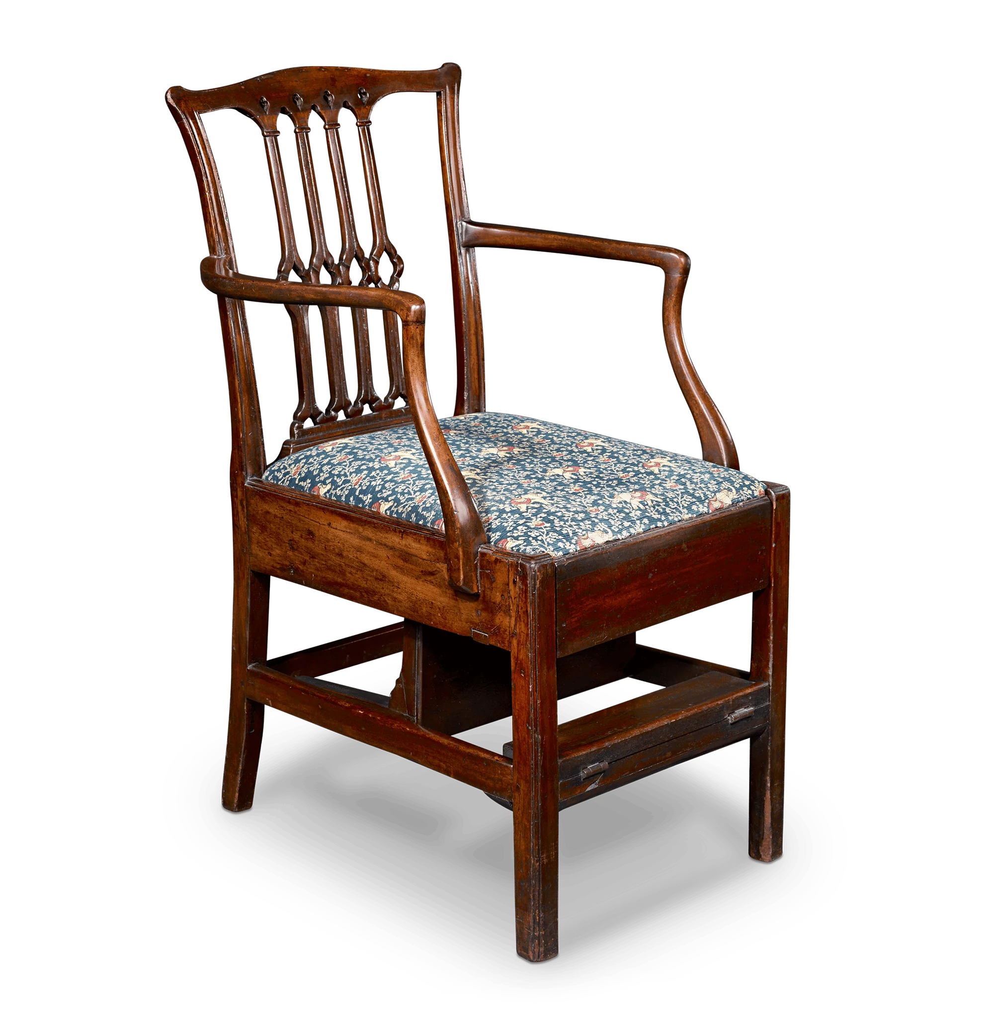 Chippendale-Style Metamorphic Library Chair