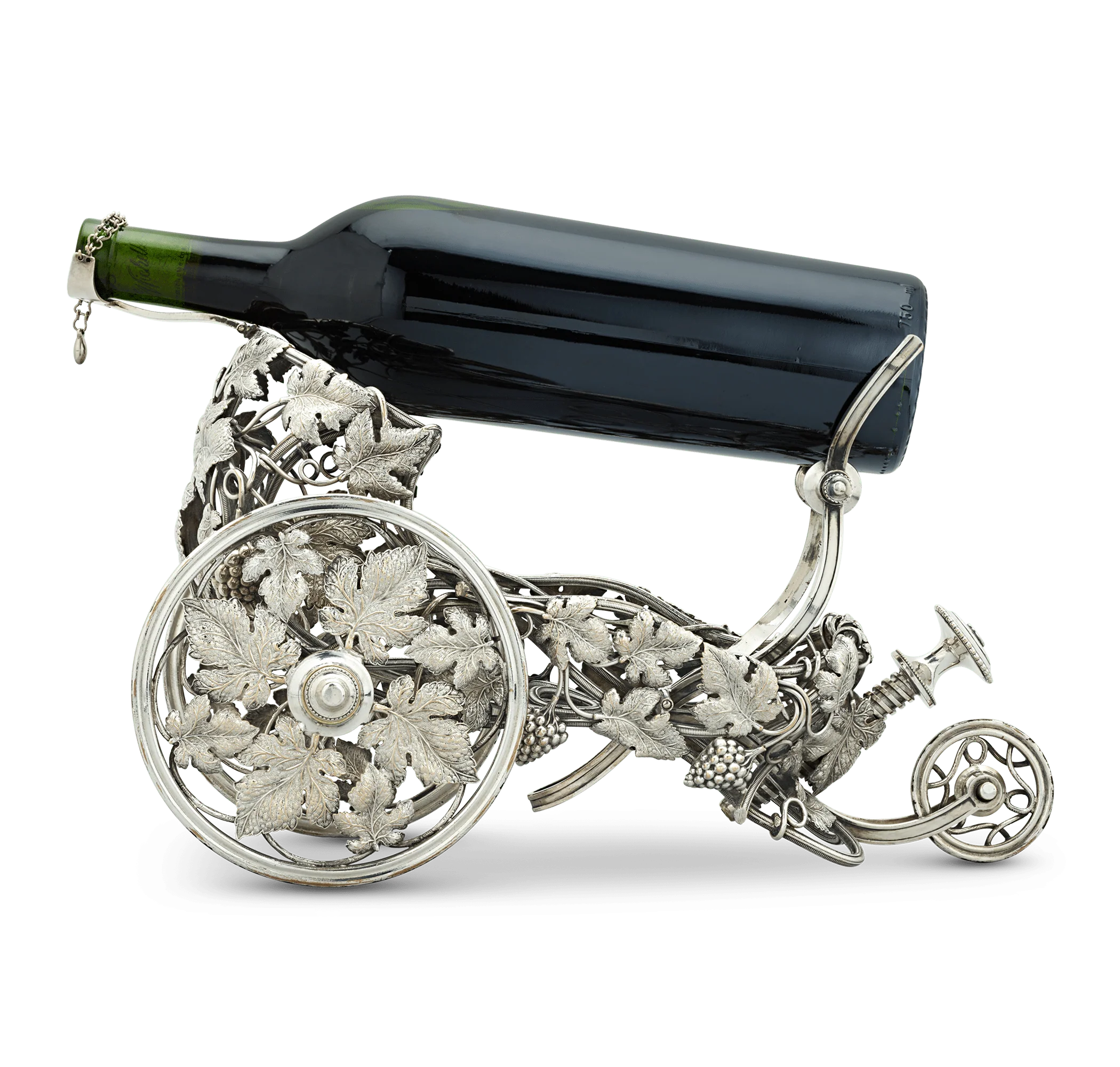 Christofle Silverplate Wine Trolley - Image 2