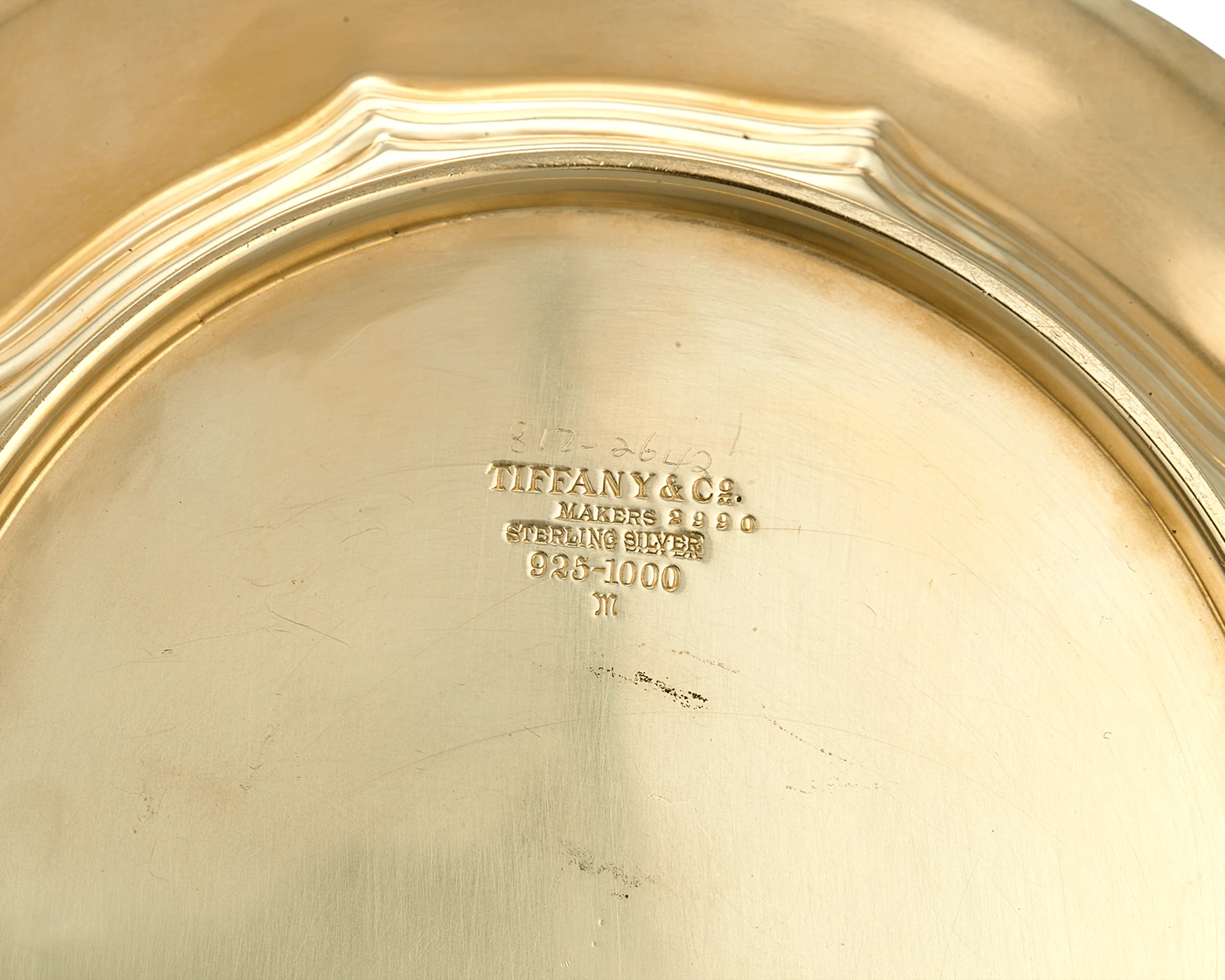Chrysanthemum Silver Gilt Salad Plates by Tiffany & Co. - Image 3