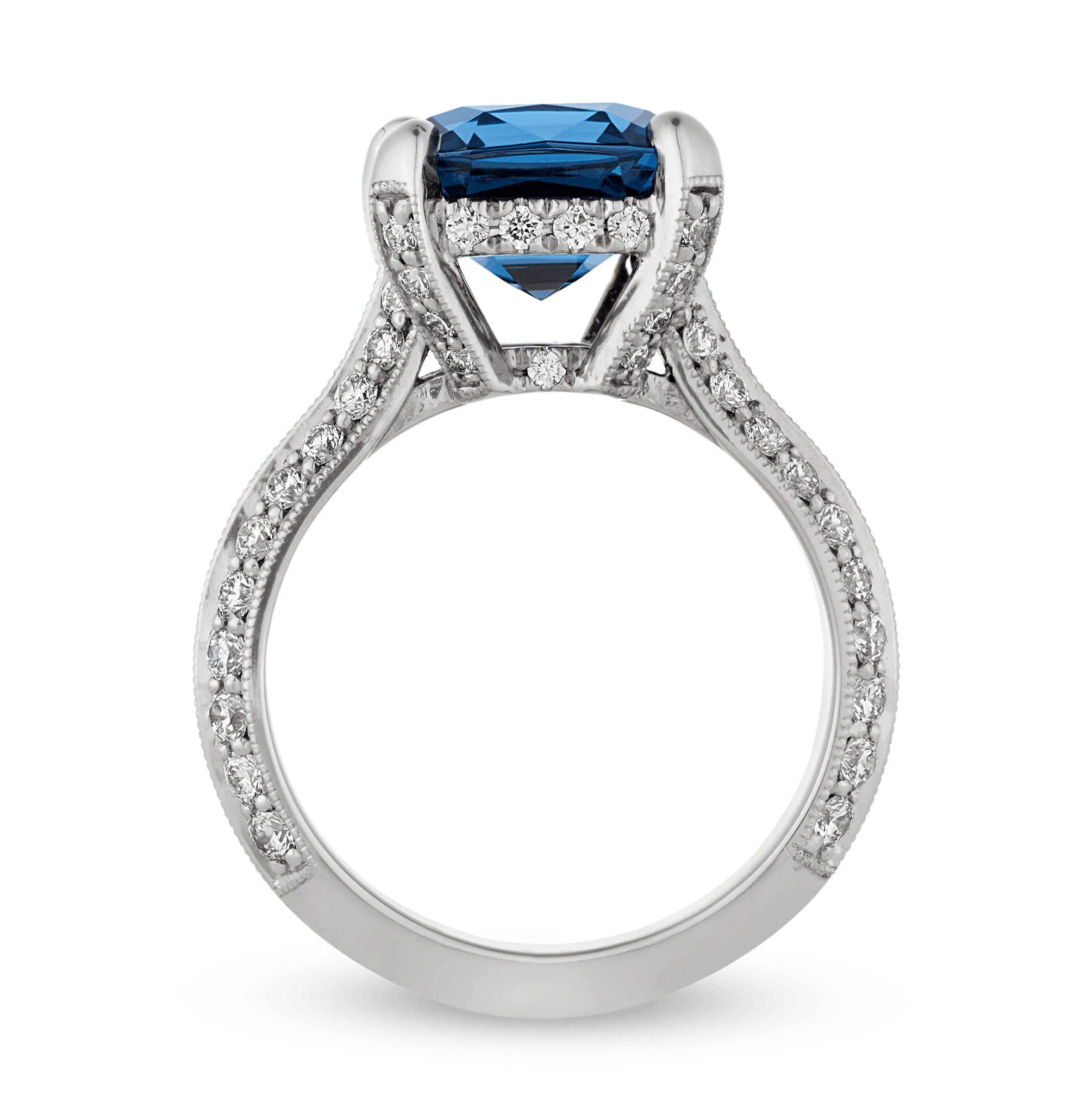 Cobalt Spinel Ring, Untreated, 5.23 Carats - Image 2