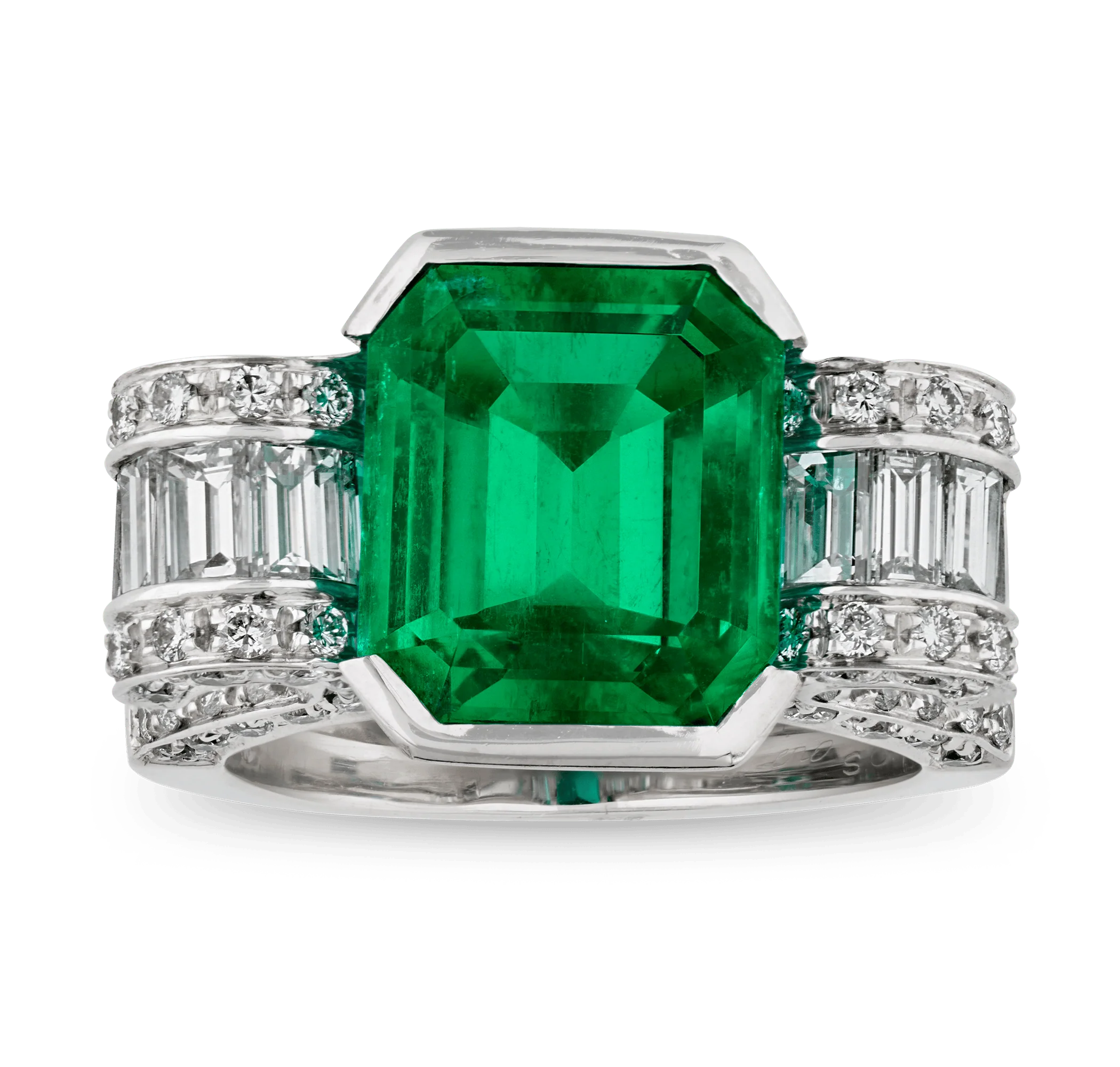 Colombian Emerald Ring, 5.37 Carats