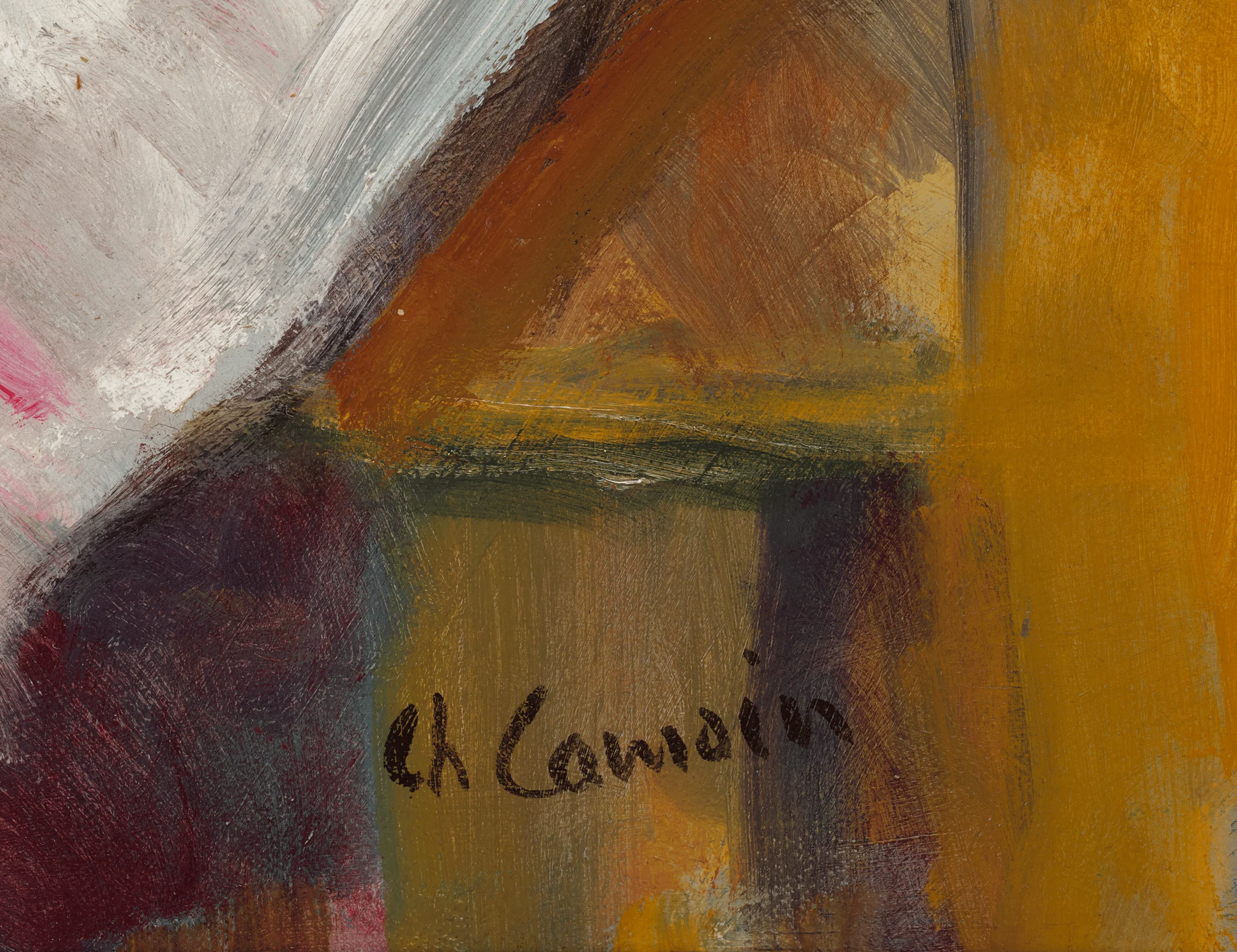 Compotier de fruits, bouteille et assiette by Charles Camoin - Image 5