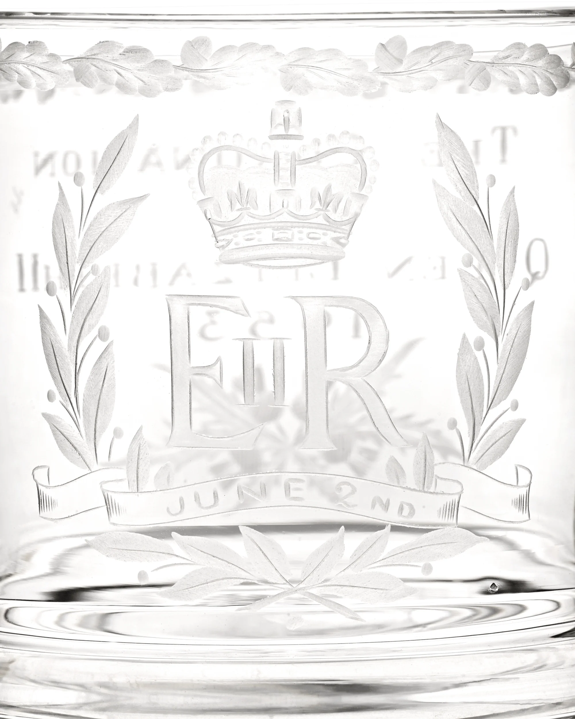 Coronation of Queen Elizabeth II Commemorative Glass - Image 4