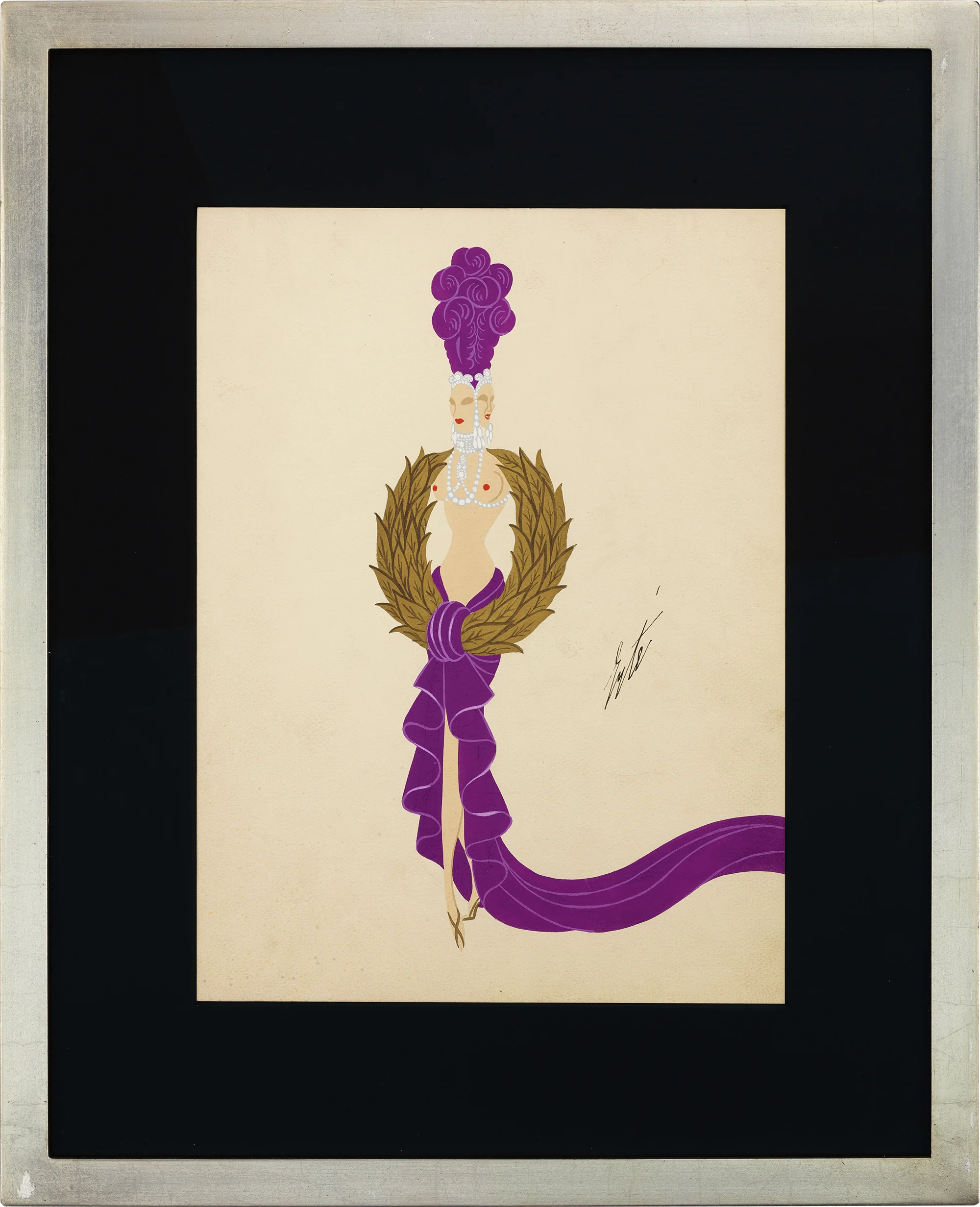 Couronne de laurier by Erté - Image 2