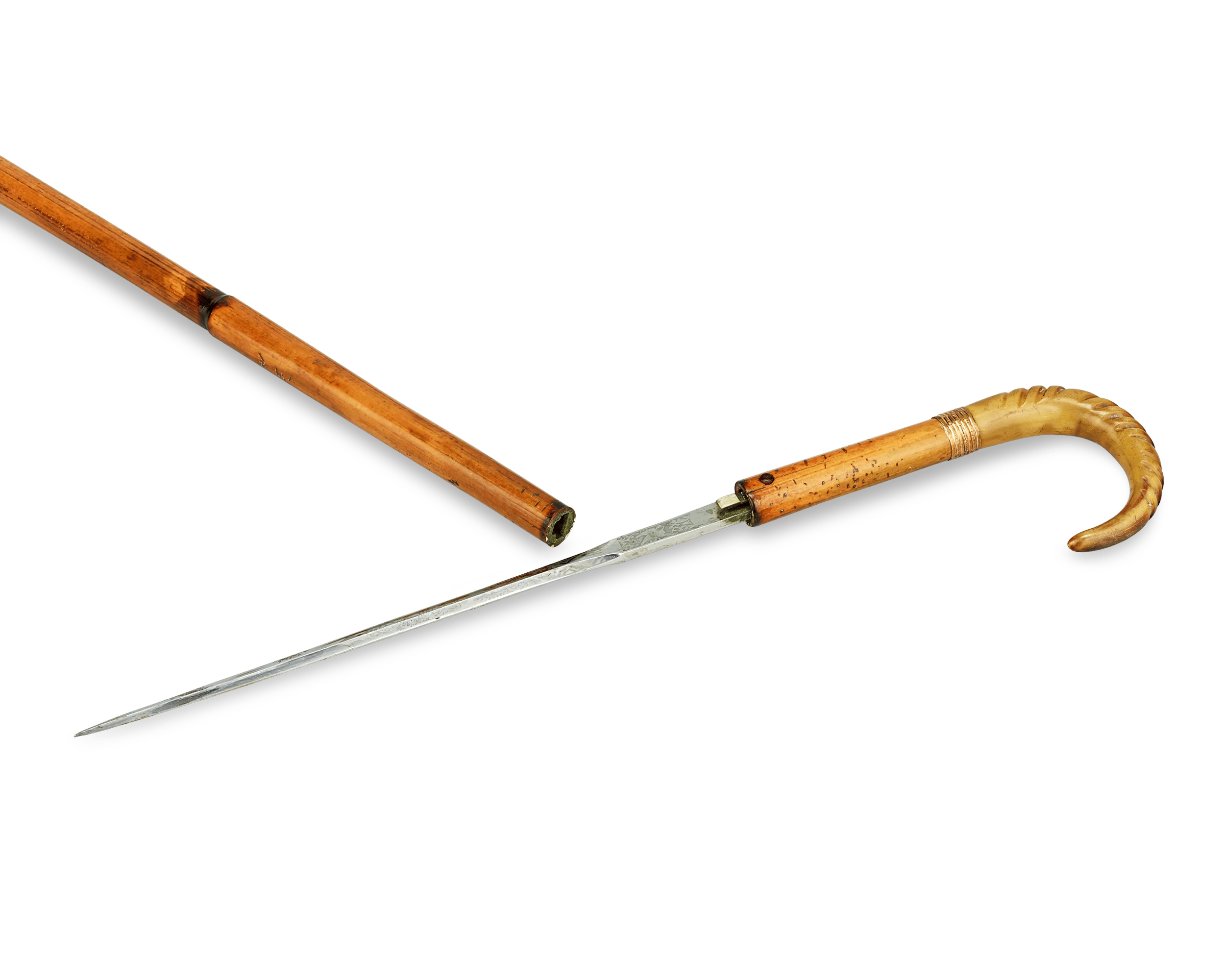 Crutch Handle Dagger Cane - Image 2