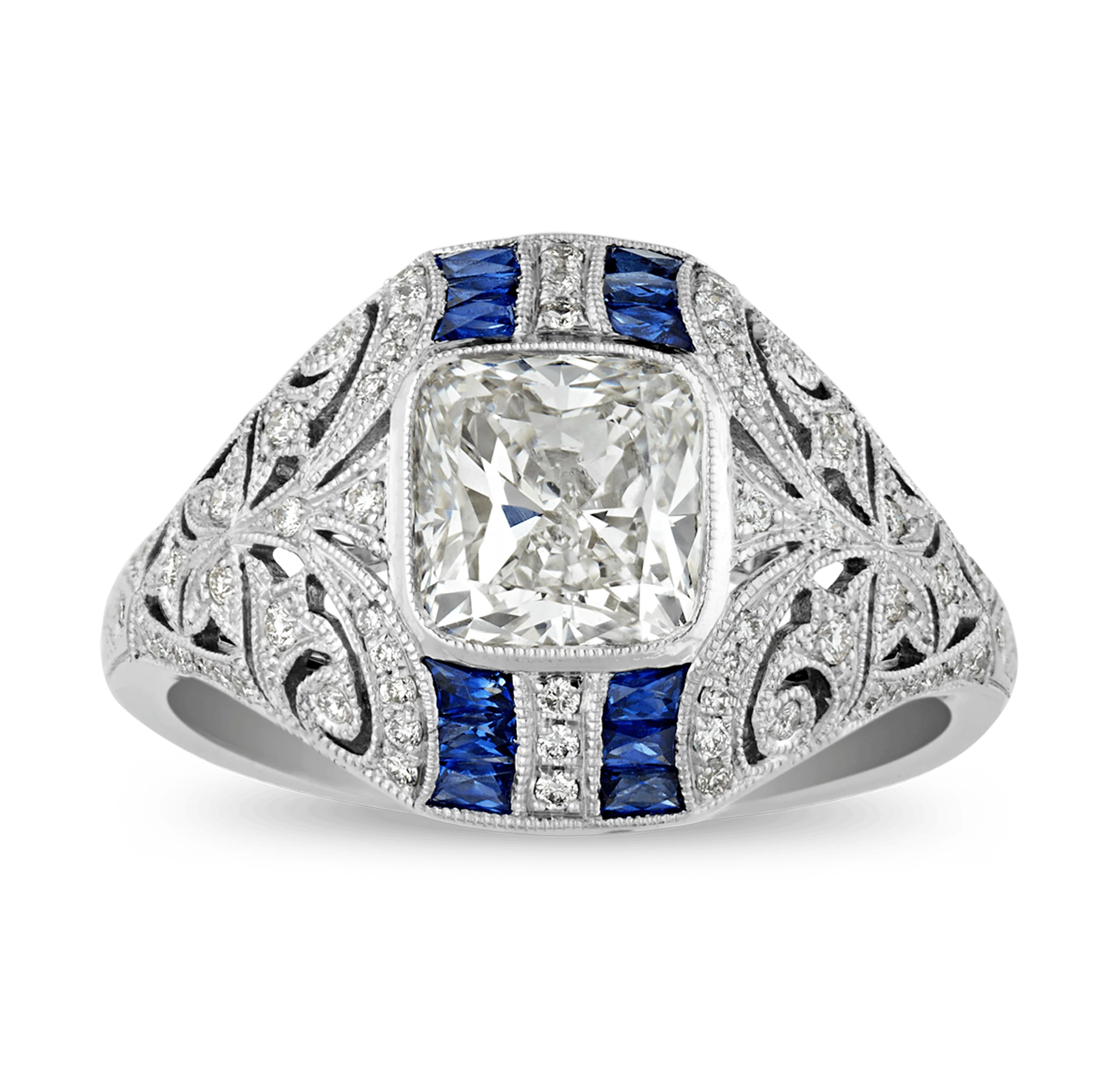 Cushion Cut Diamond Ring, 1.60 carats