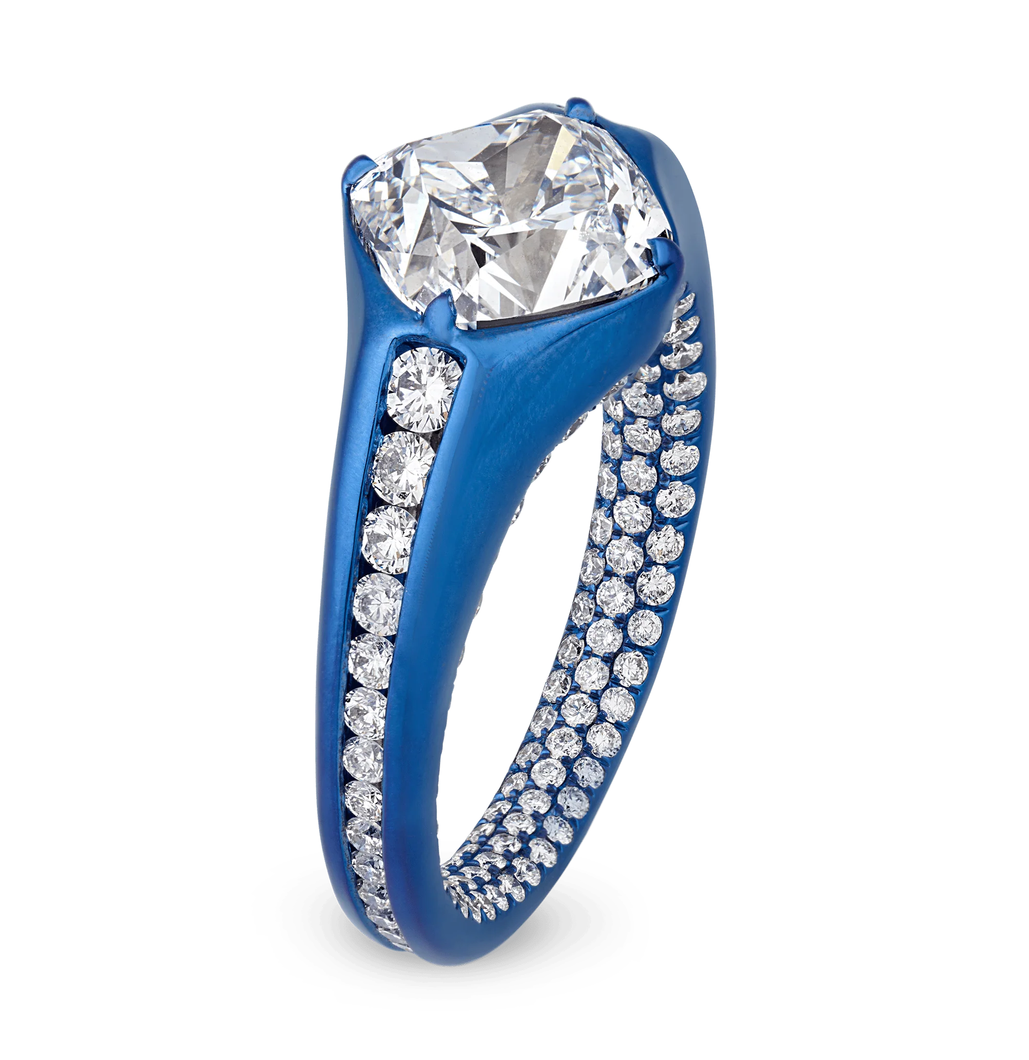 Cushion Cut Diamond Ring, 3.51 Carats - Image 2