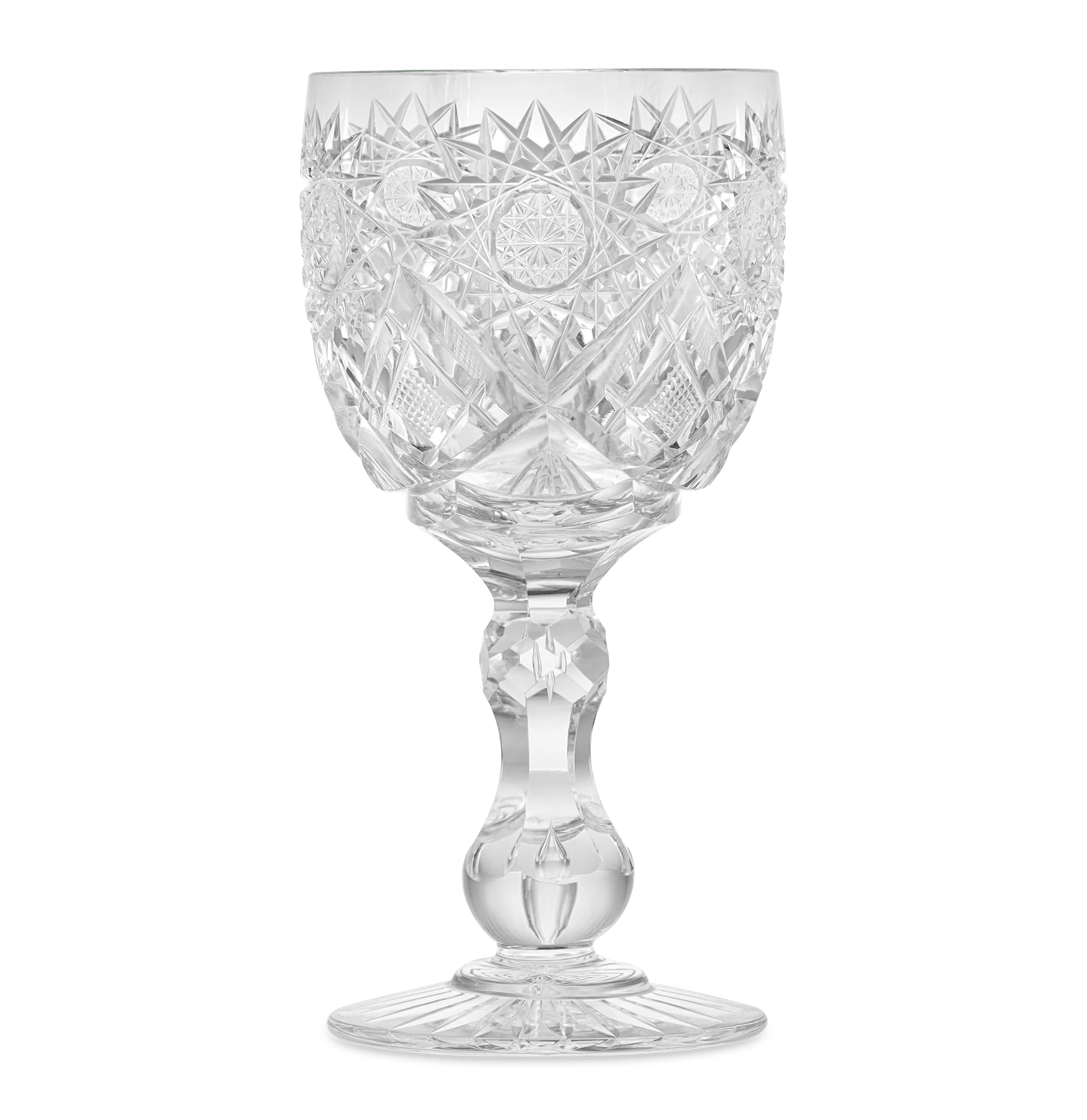 Cut Glass Goblet - Image 2