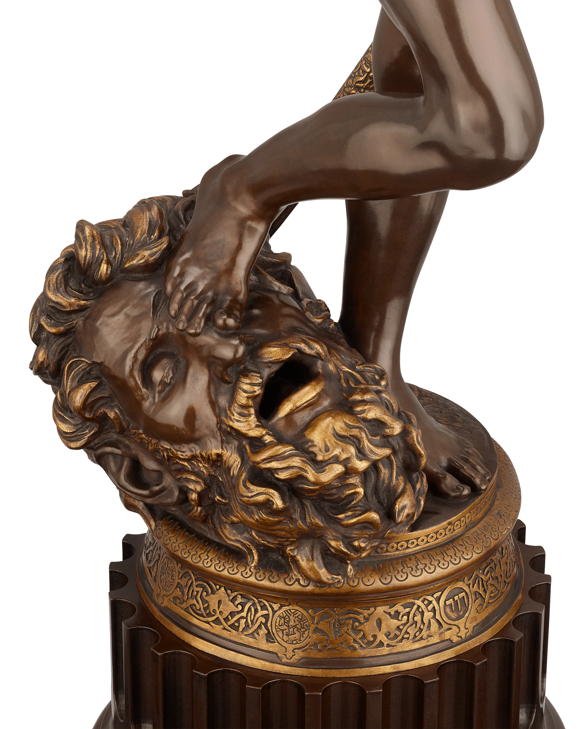 David Vainqueur de Goliath by Marius Jean Antonin Mercié - Image 4