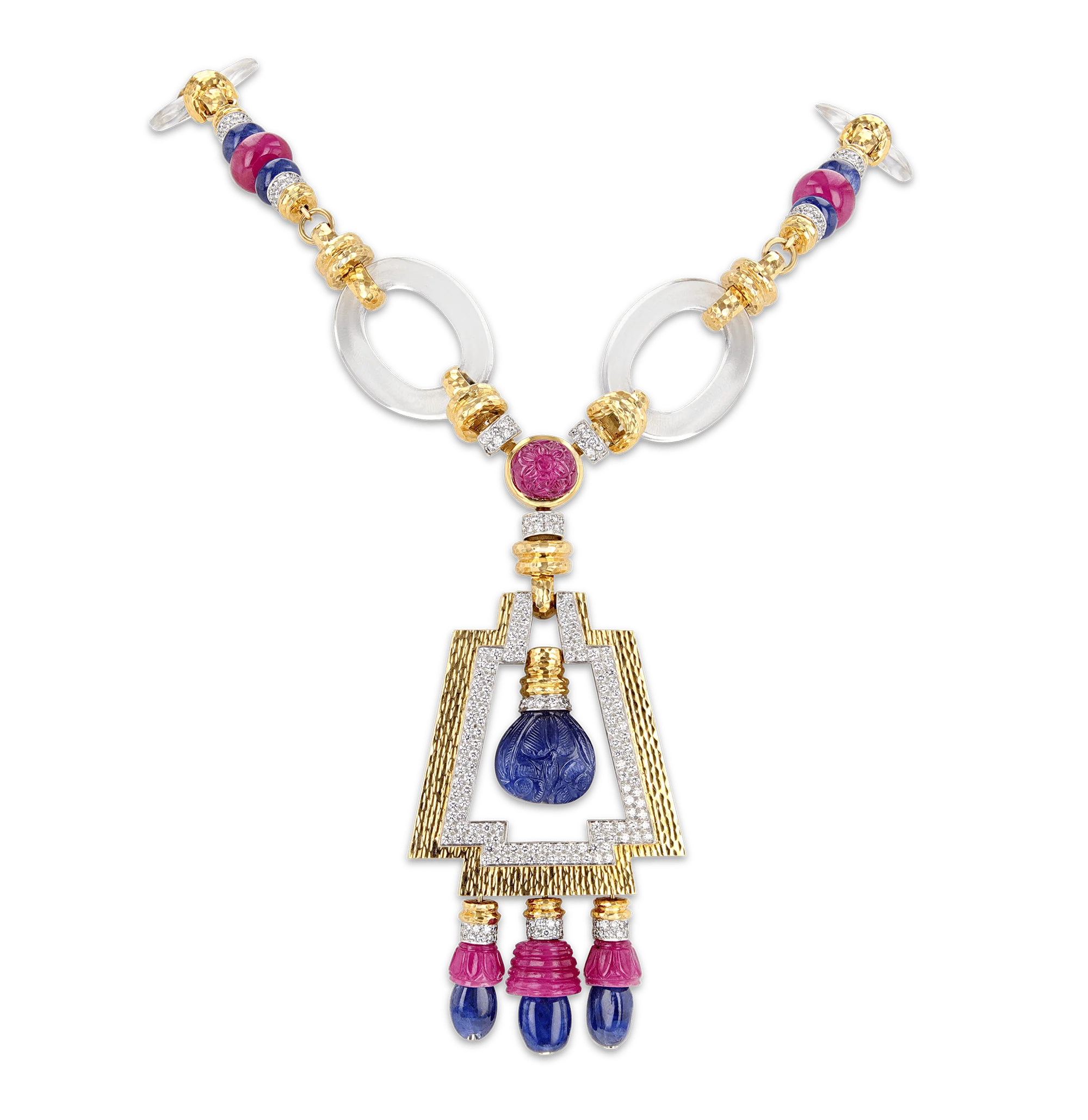 David Webb Ancient Altar Necklace