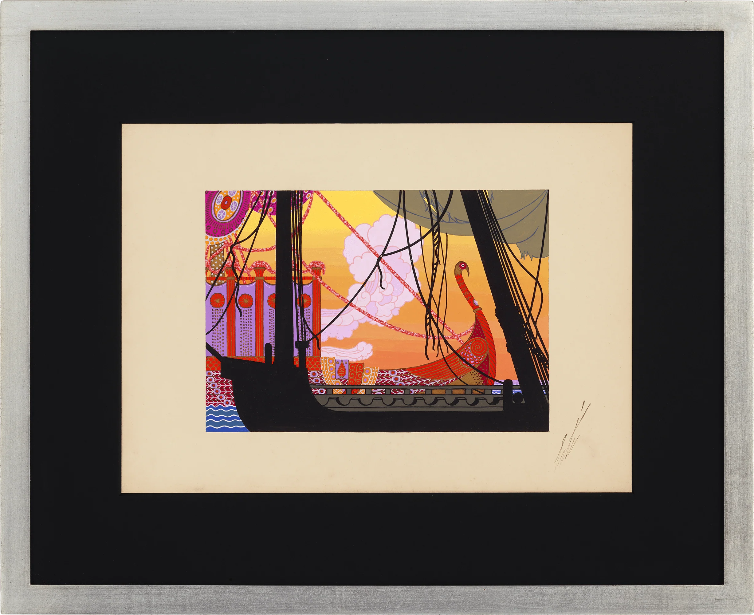 Décor pour La Princesse Lointaine by Erté - Image 2