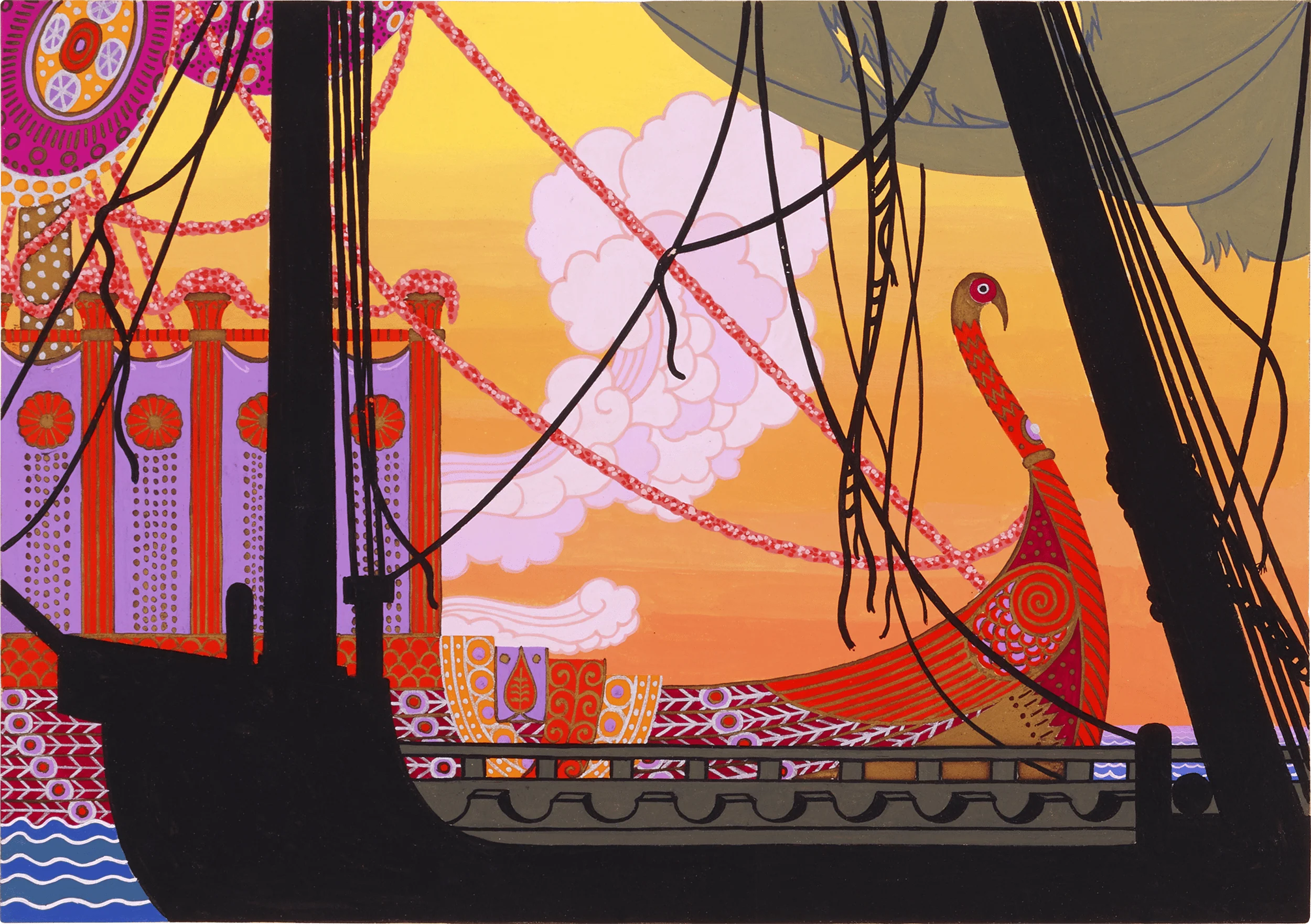 Décor pour La Princesse Lointaine by Erté - Image 3