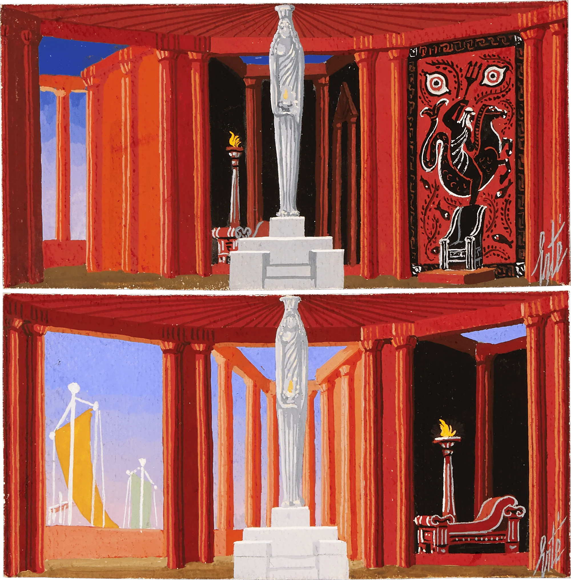 Décors, Phèdre by Erté