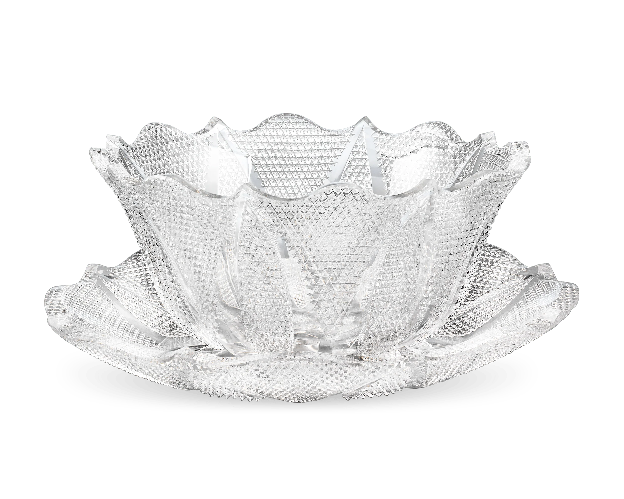 Delphos Salad Bowl Set by Libbey