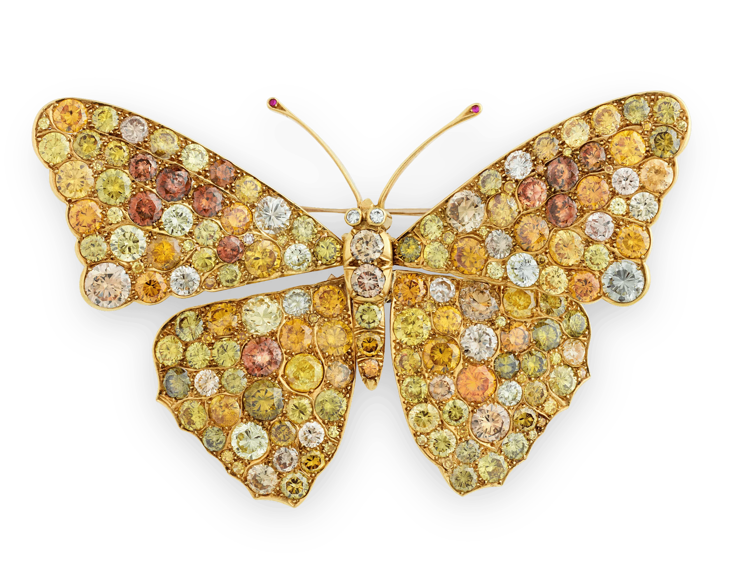 Diamond Butterfly Brooch - Image 3