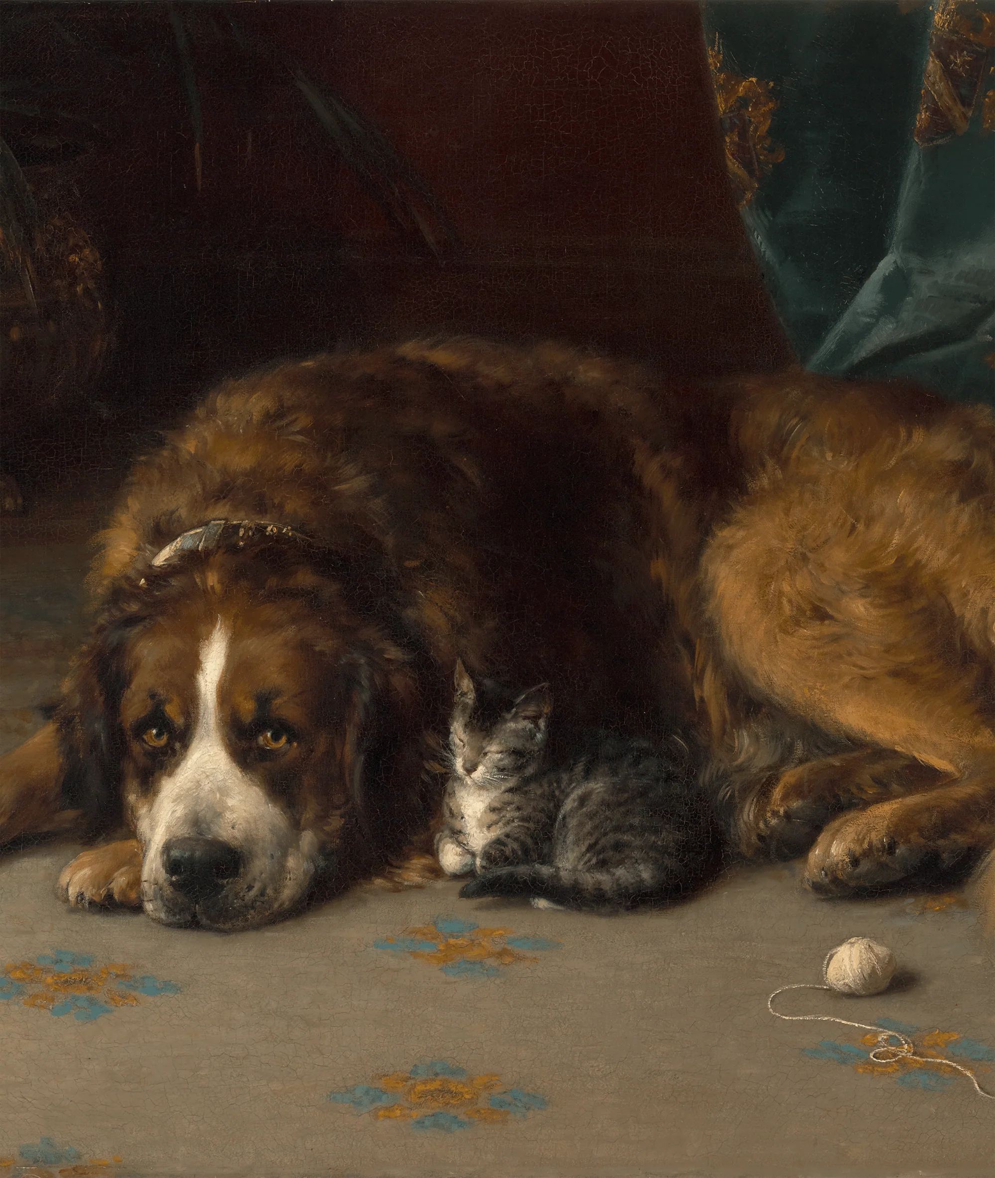 Dog with a Kitten by Otto Eerelman - Image 3