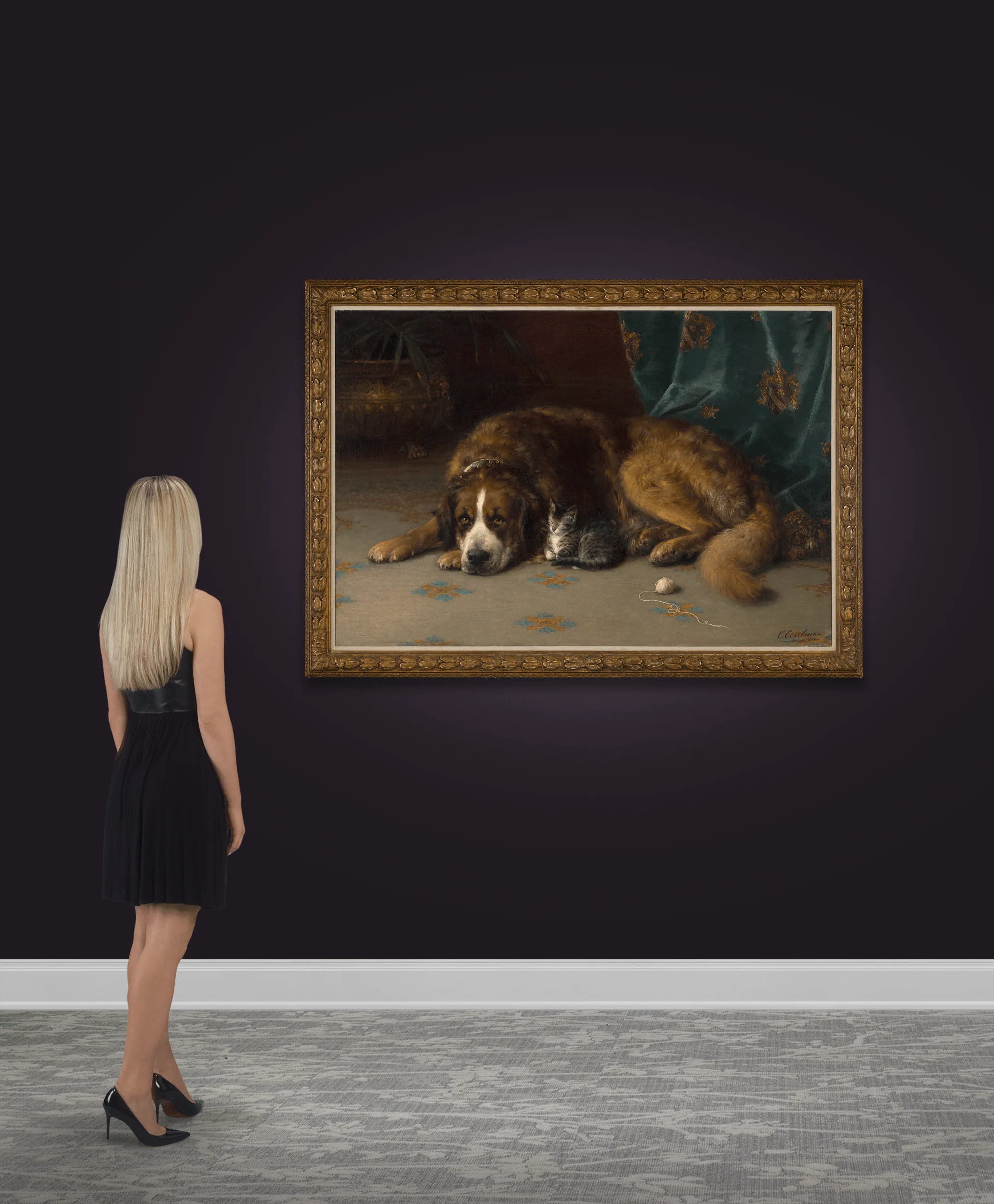 Dog with a Kitten by Otto Eerelman - Image 5
