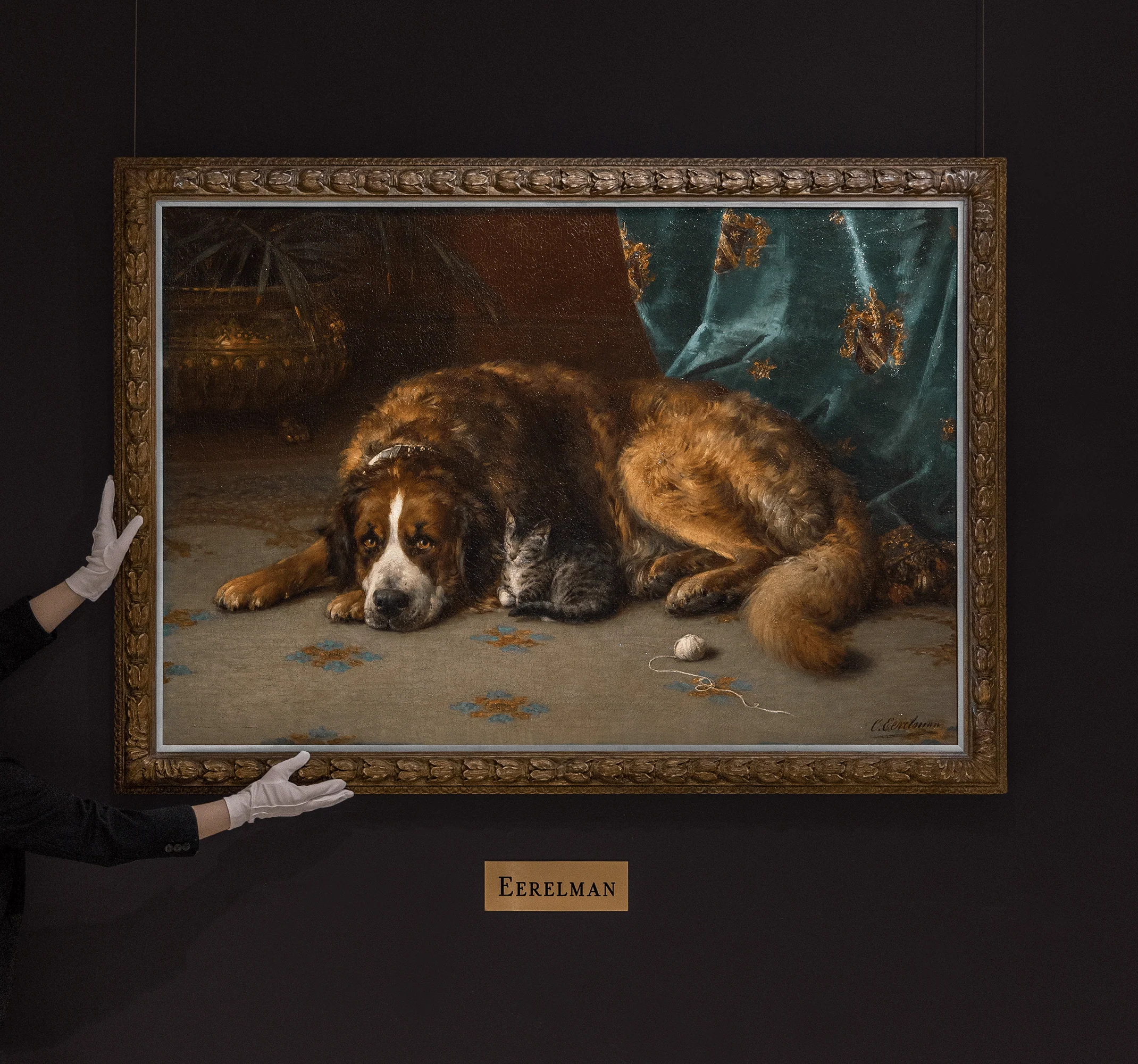 Dog with a Kitten by Otto Eerelman - Image 6