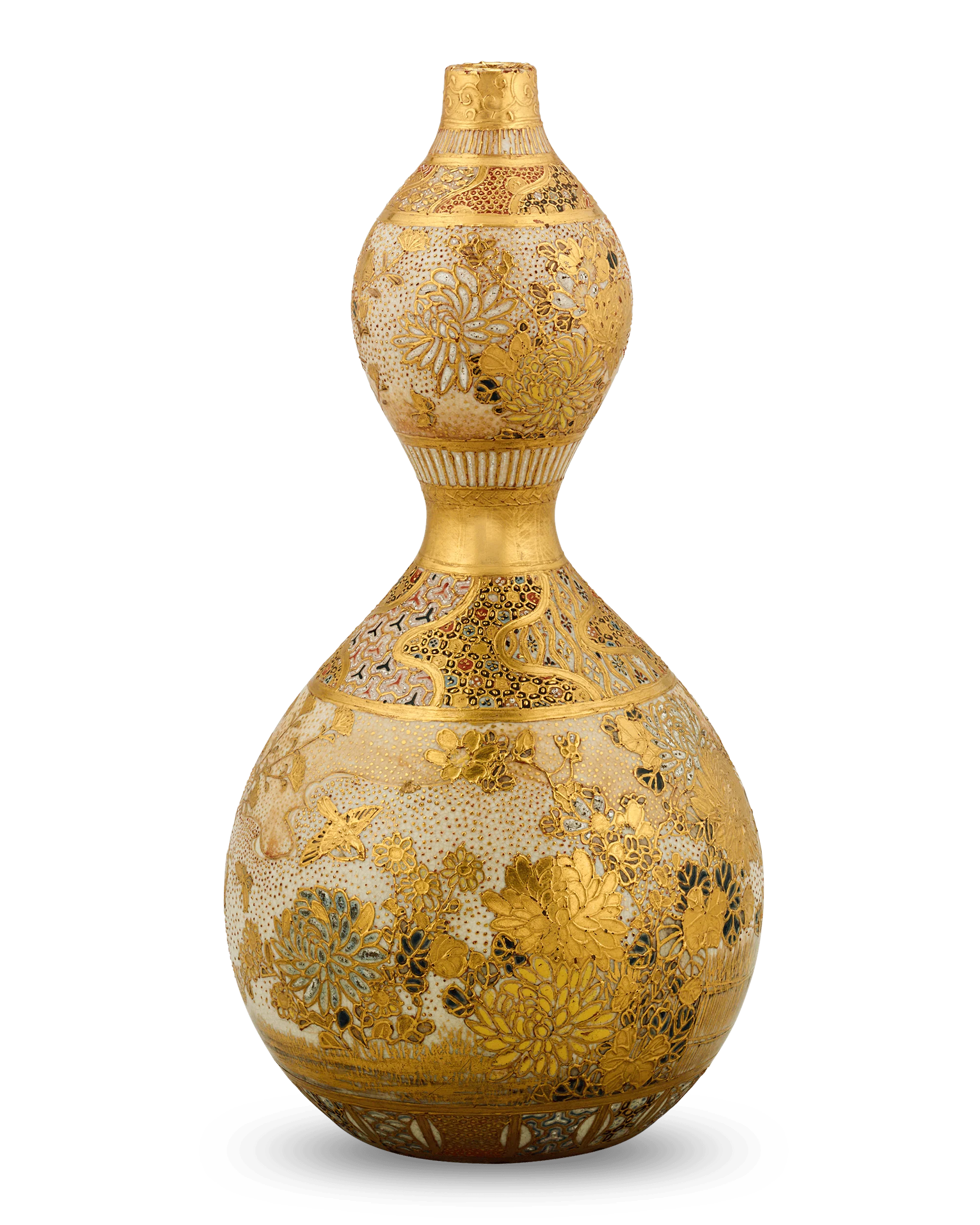 Double Gourd Satsuma Vase