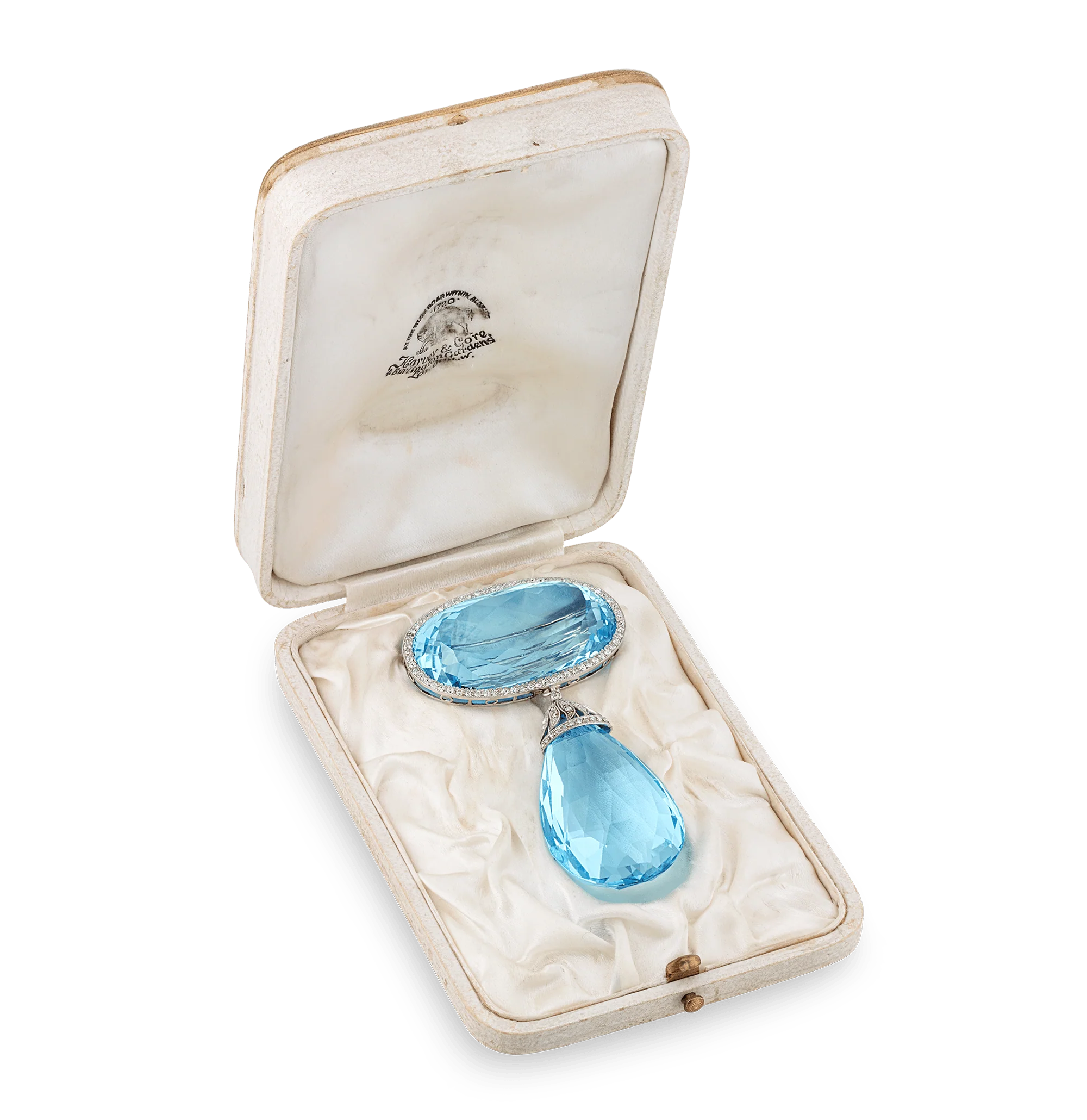 Duchess of Devonshire's Aquamarine Brooch, 180 Carats - Image 2