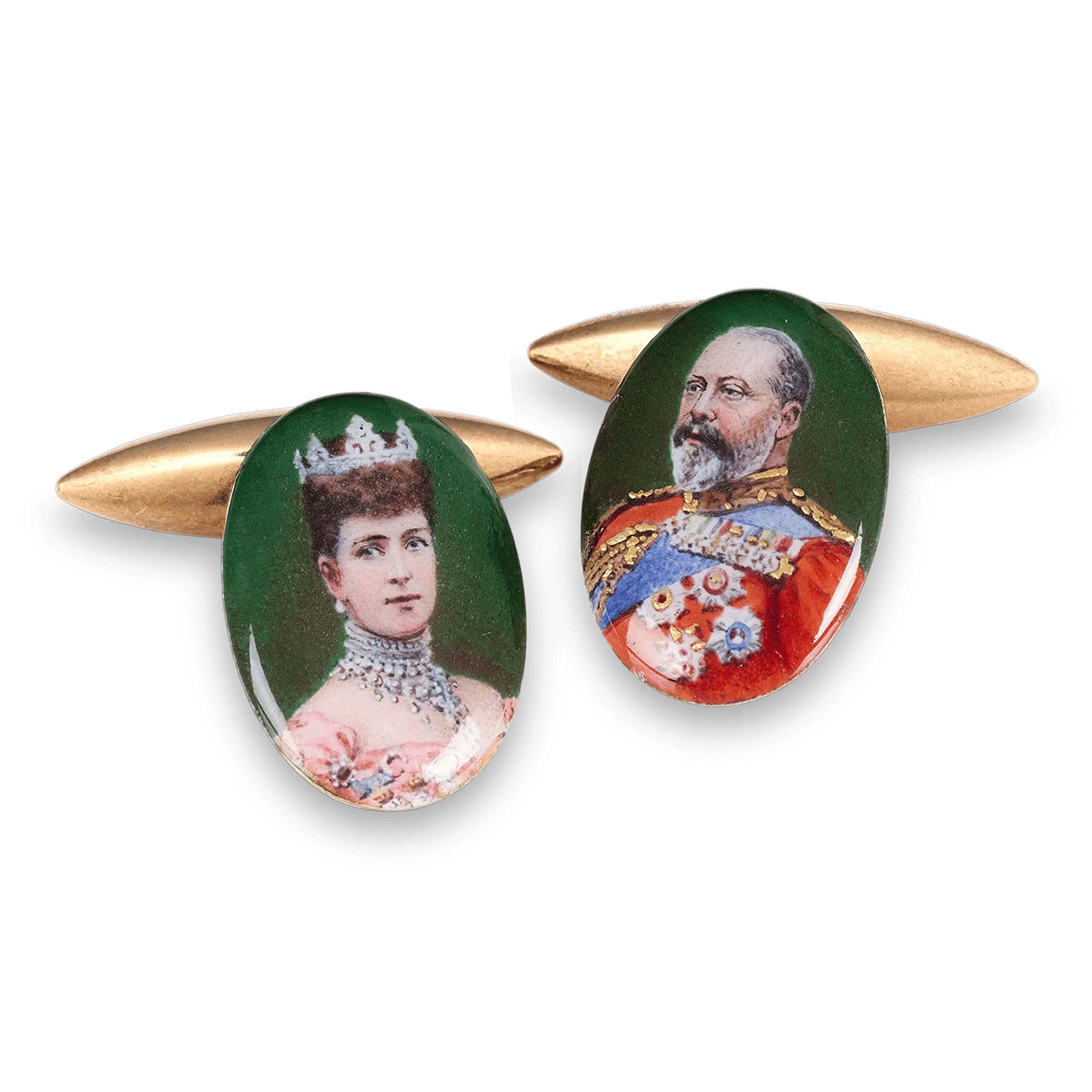 Duke of Windsor Enamel Cufflinks