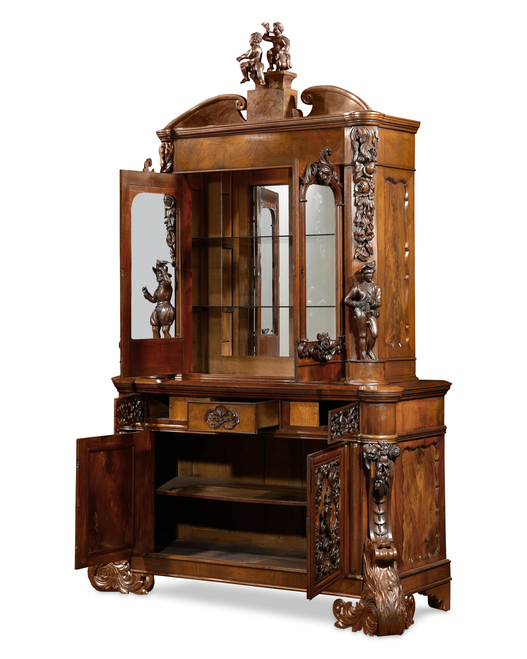 Dutch Bureau Bookcase - Image 3