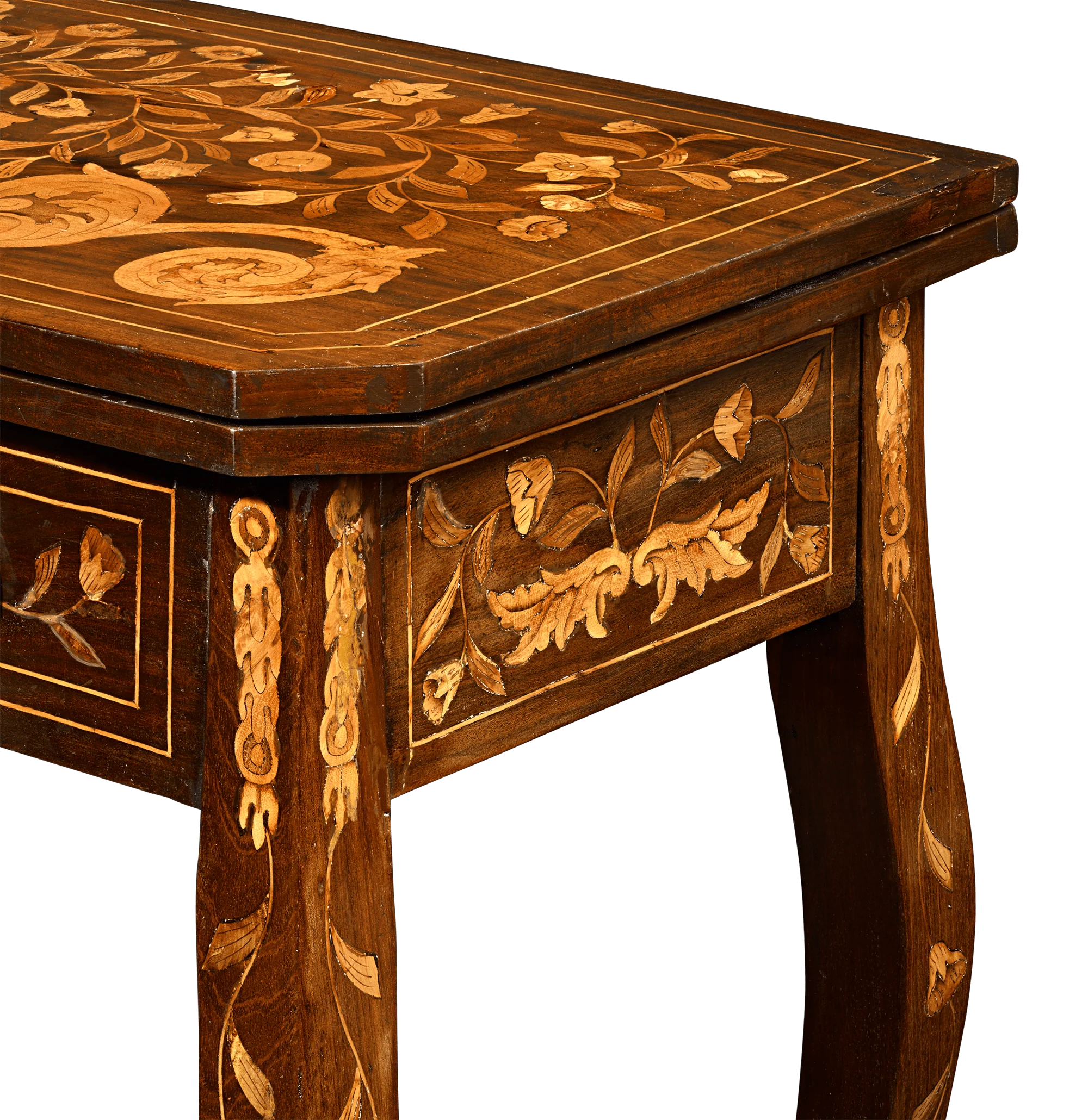Dutch Marquetry Game Table - Image 5