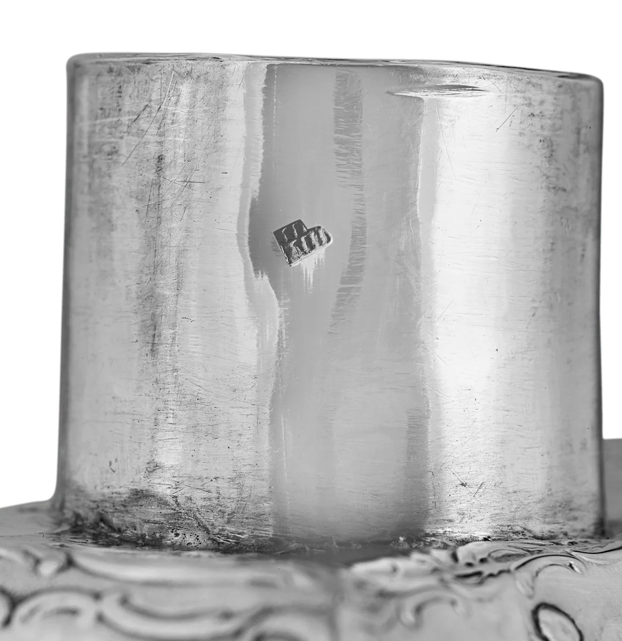 Dutch Rococo-Style Silver Tea Canister - Image 4