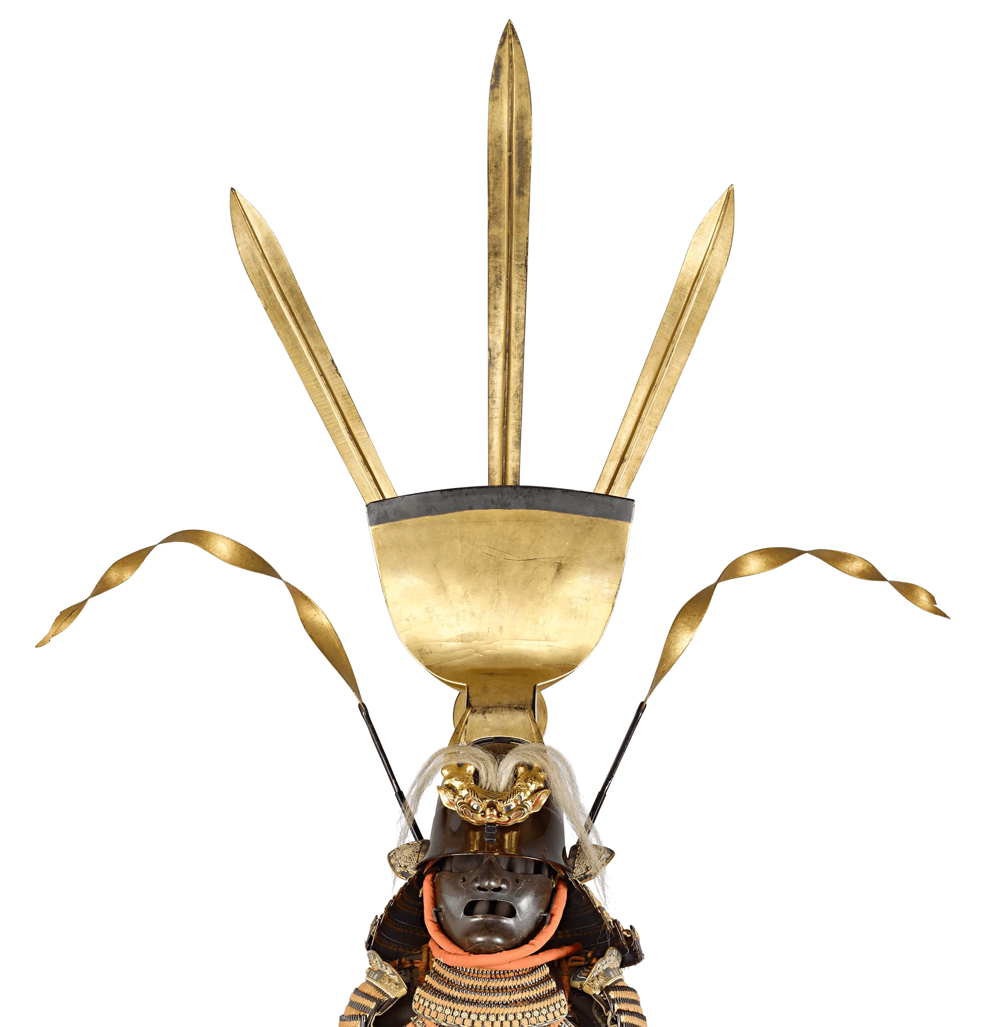 Edo-period Orange-Laced Samurai Suit - Image 4