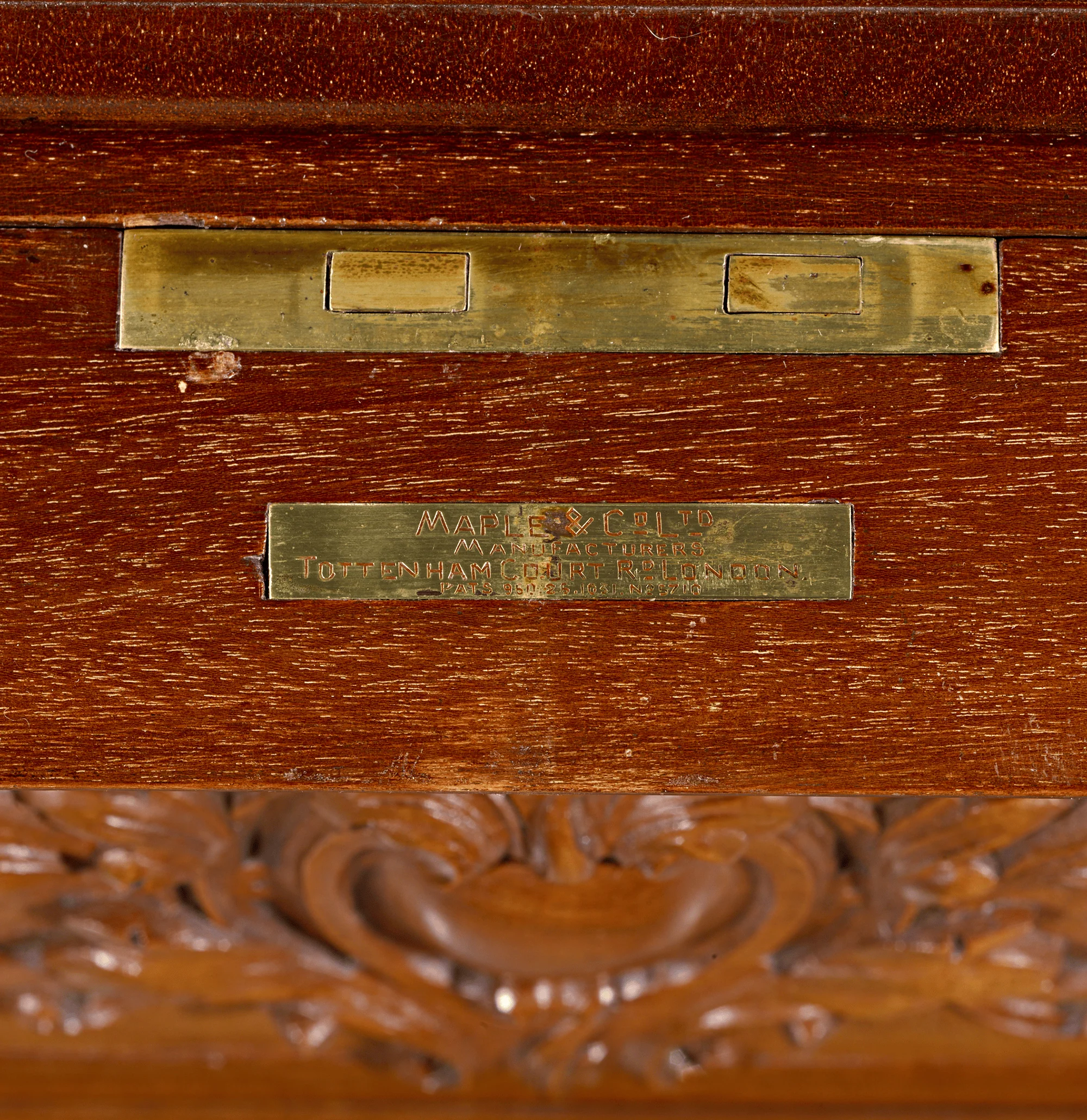 Edwardian Mahogany Surprise Drinks Table - Image 7