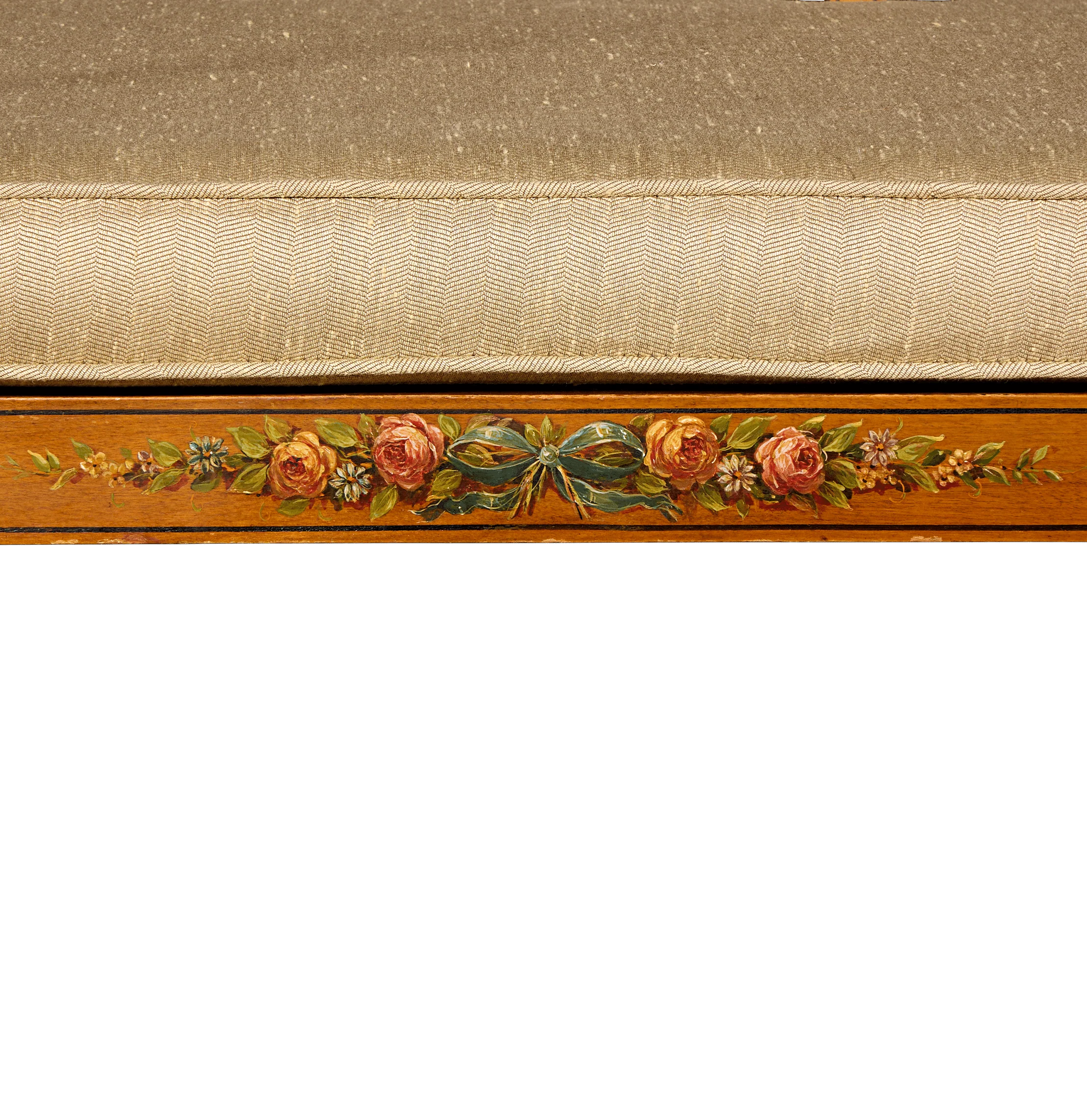 Edwardian Satinwood Settee - Image 4