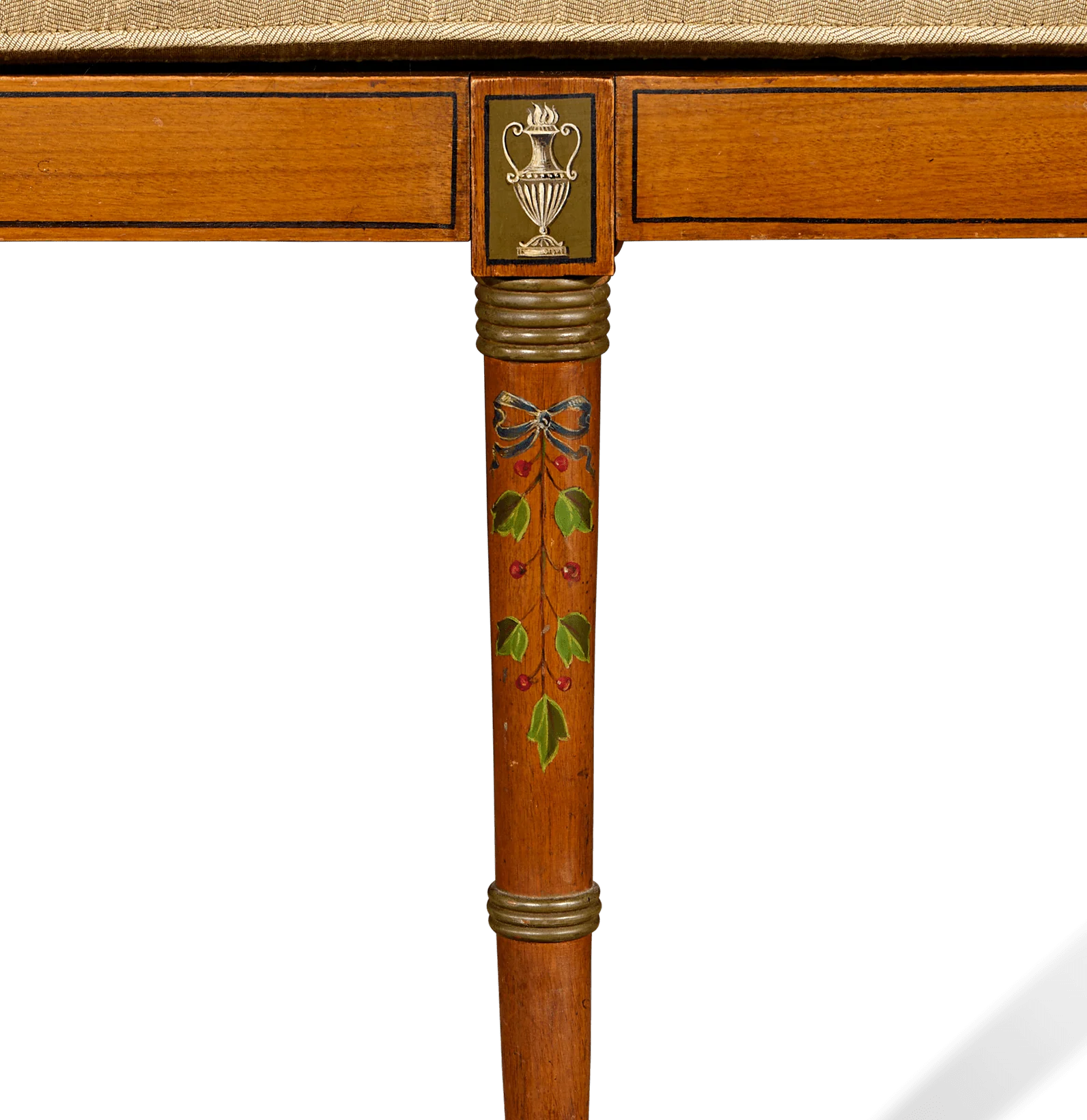 Edwardian Satinwood Settee - Image 5