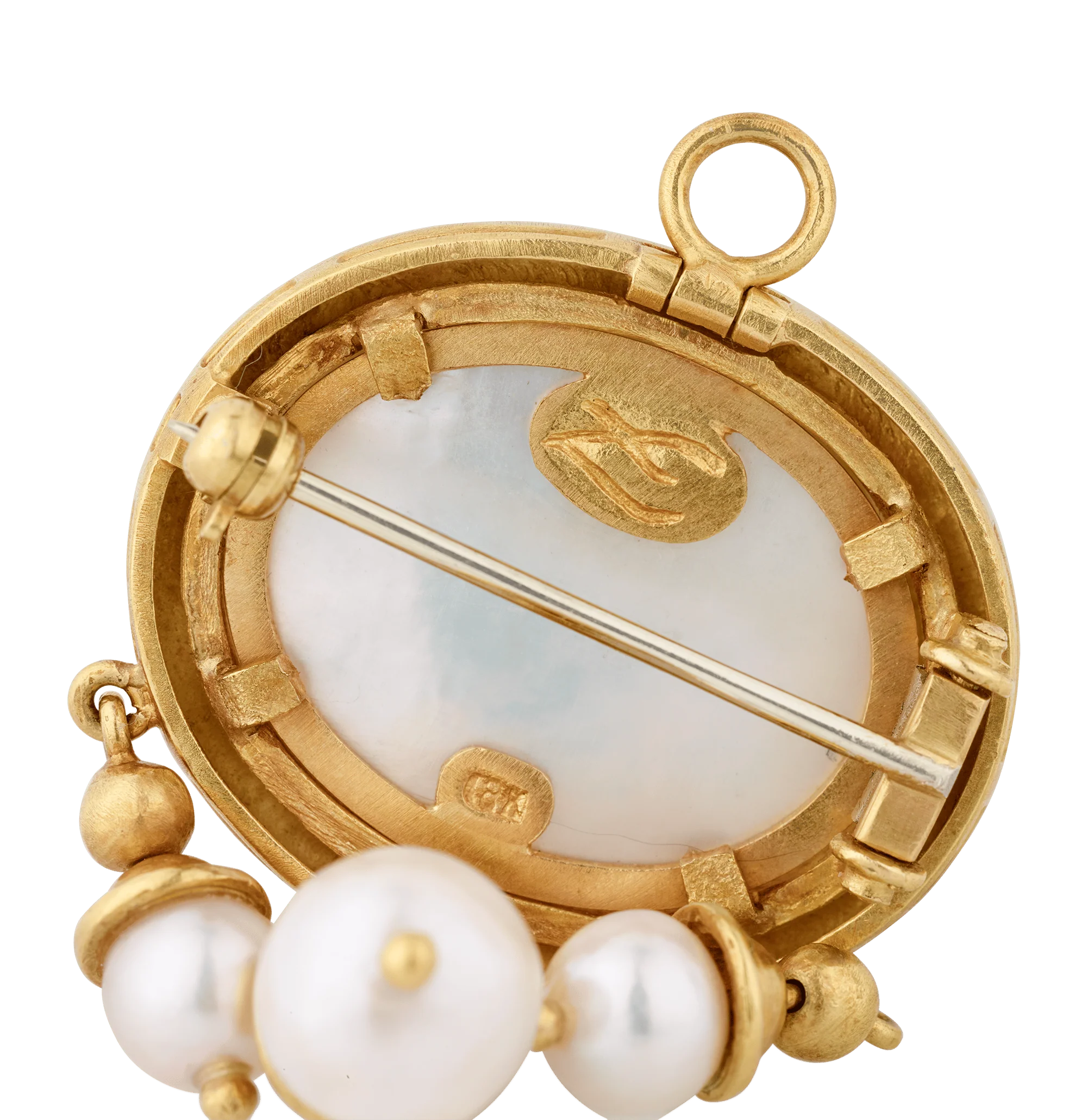 Elizabeth Locke Mother-of-Pearl Brooch - Image 3