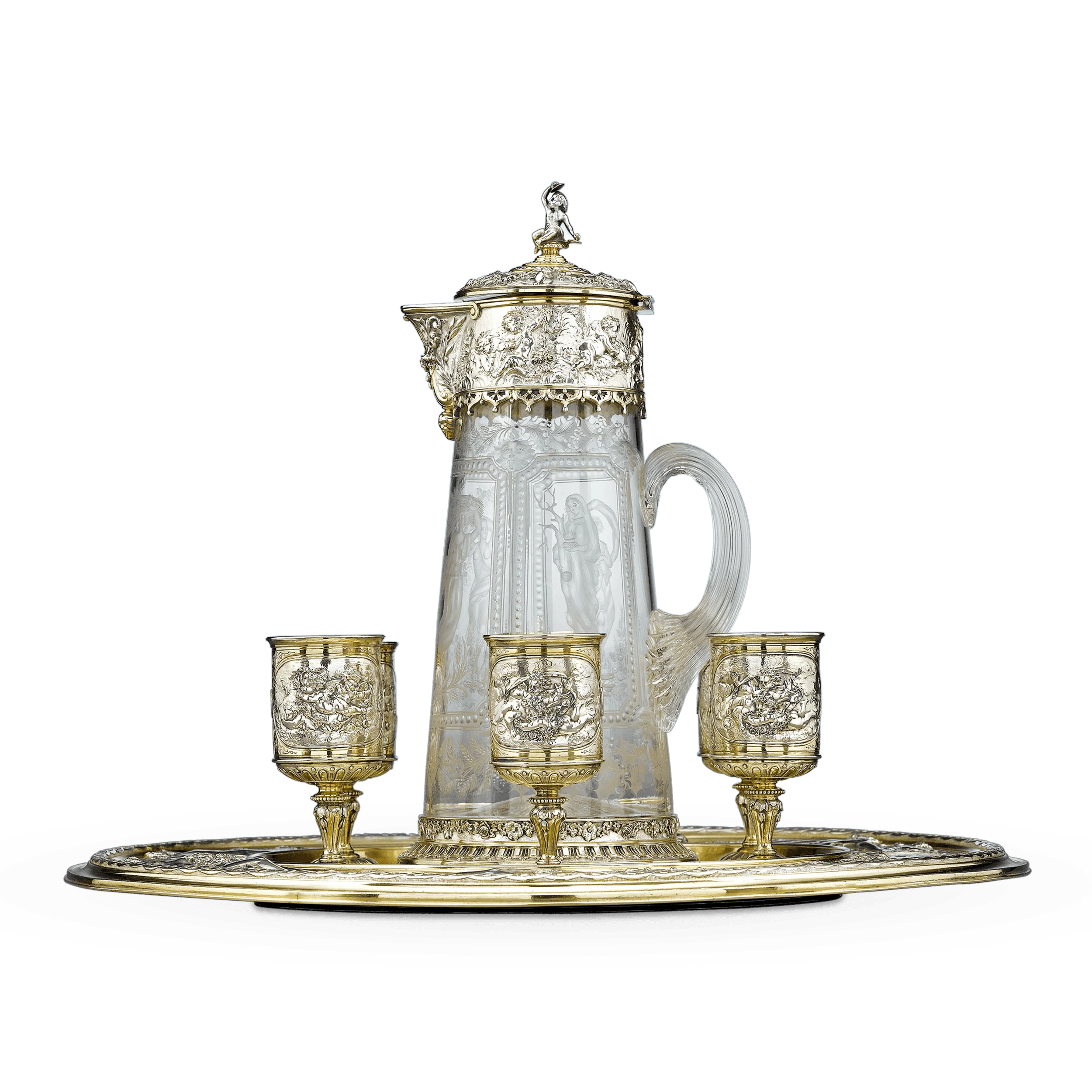 Elkington Beverage Service, Eight-Piece 