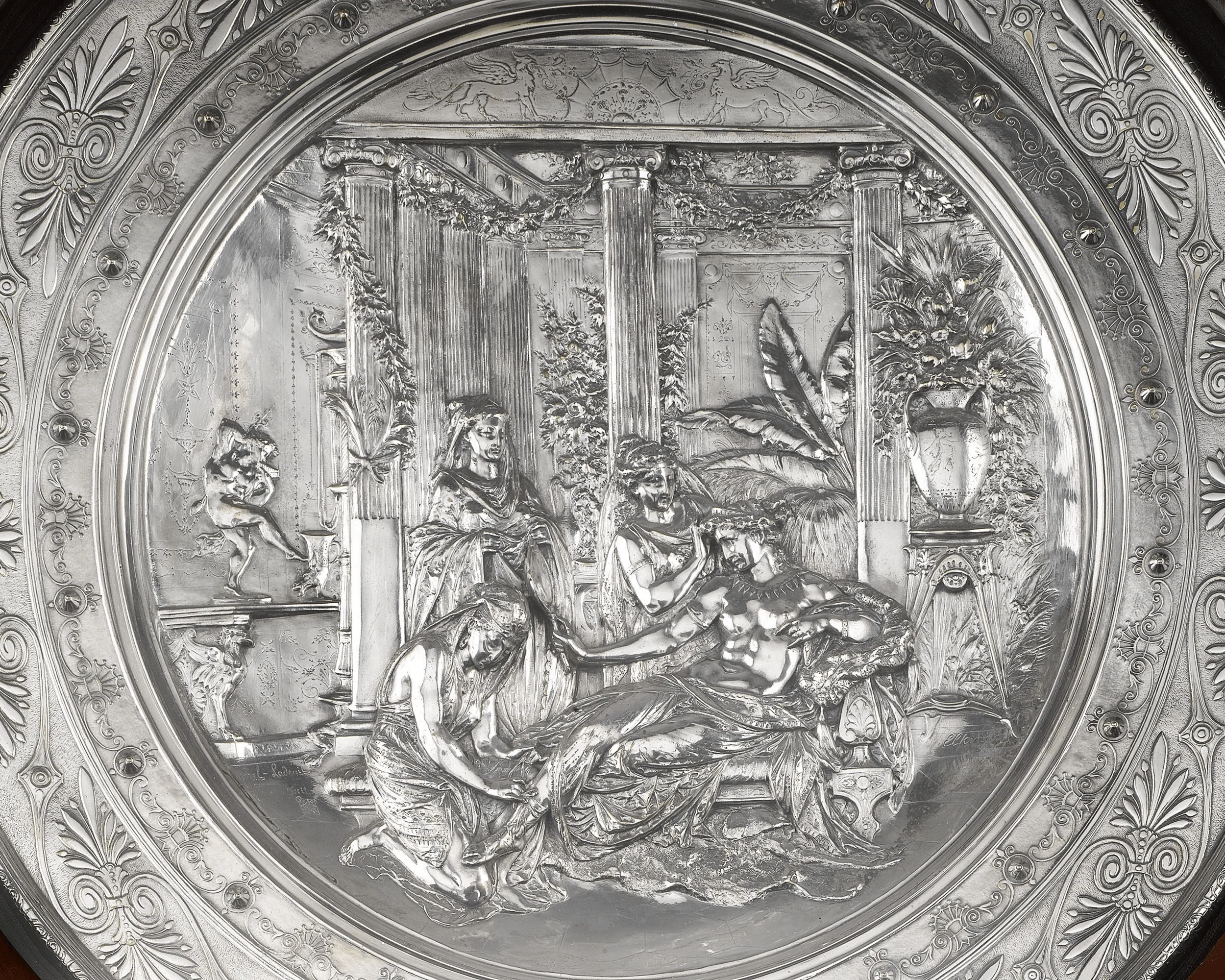 Elkington & Co. Silverplate Charger by Morel-Ladeuil - Image 3