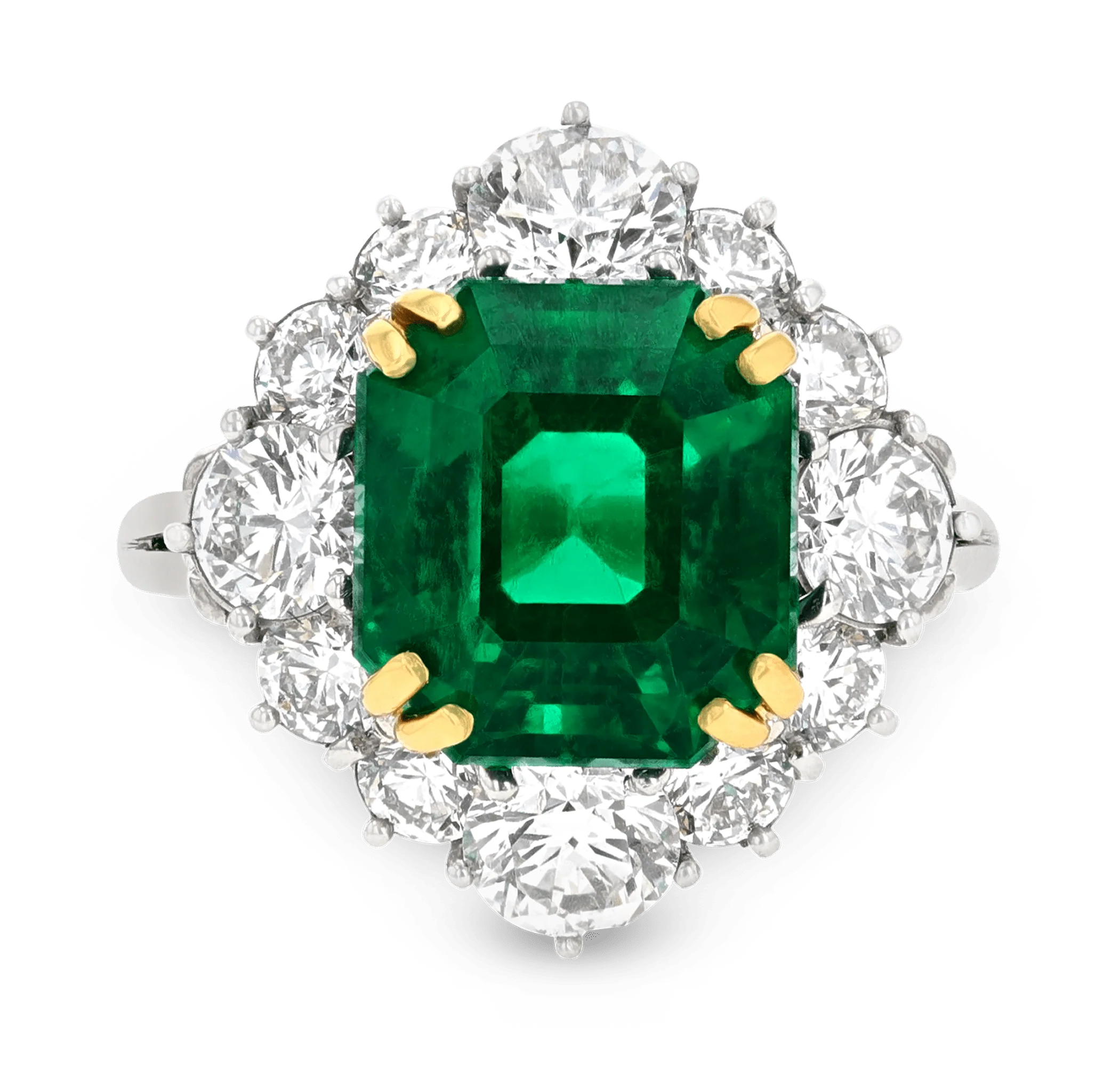 Emerald-Cut Colombian Emerald Ring, 5.71 Carats - Image 3
