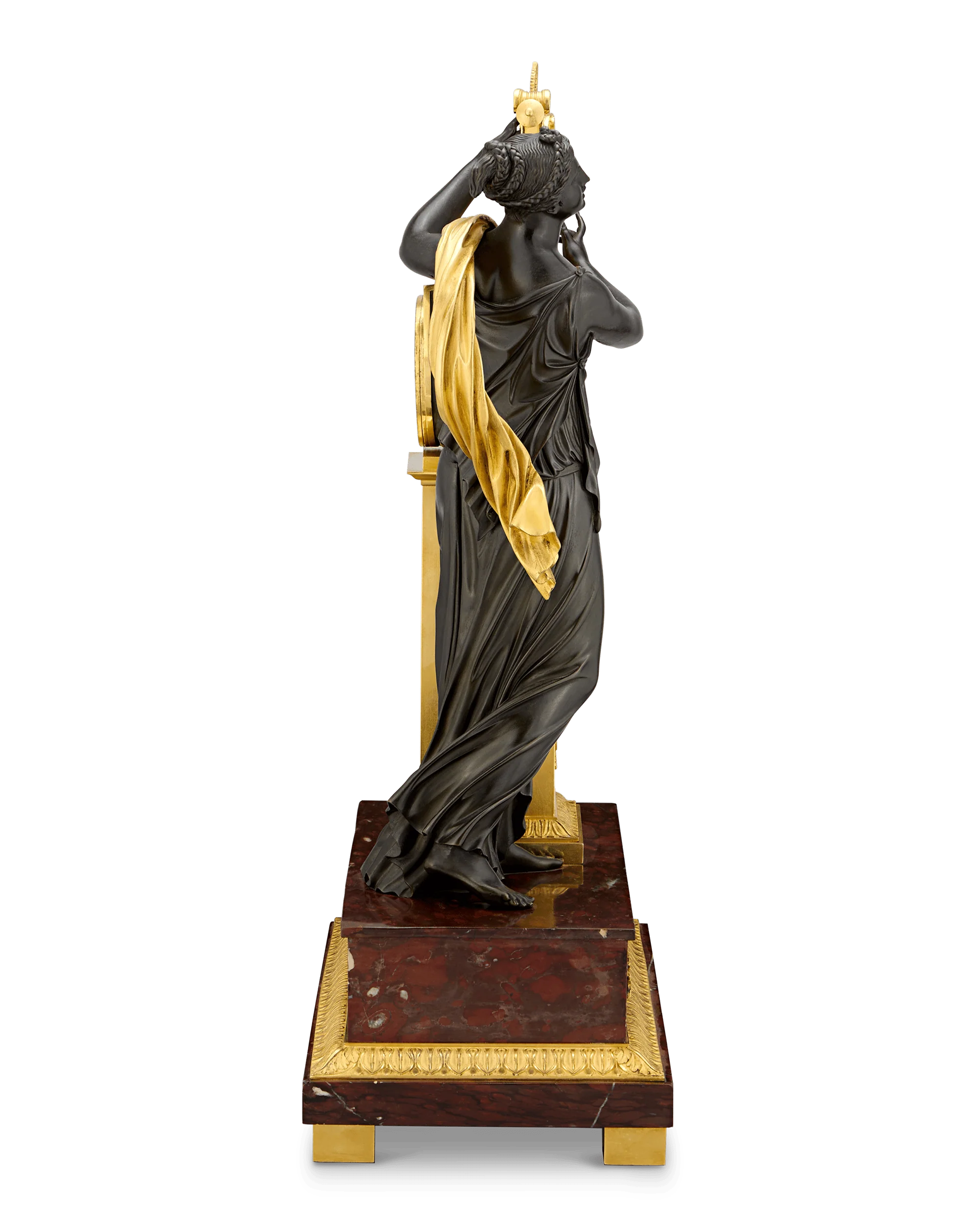 Empire Erato Mantel Clock by Thomire & Cie - Image 5