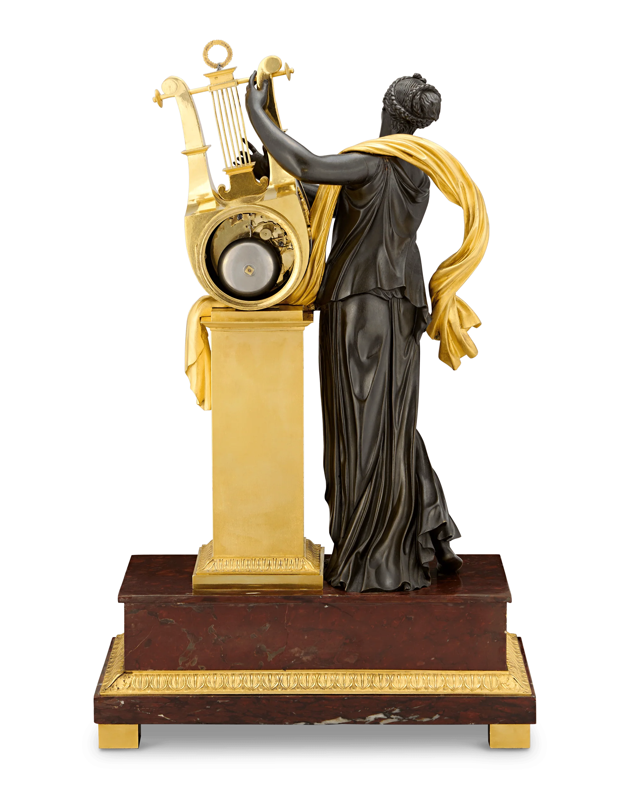 Empire Erato Mantel Clock by Thomire & Cie - Image 6