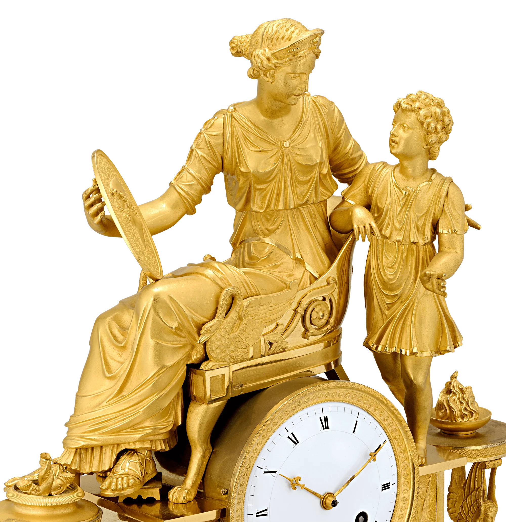 Empire Tekmessa and Eurysakes Mantel Clock - Image 3