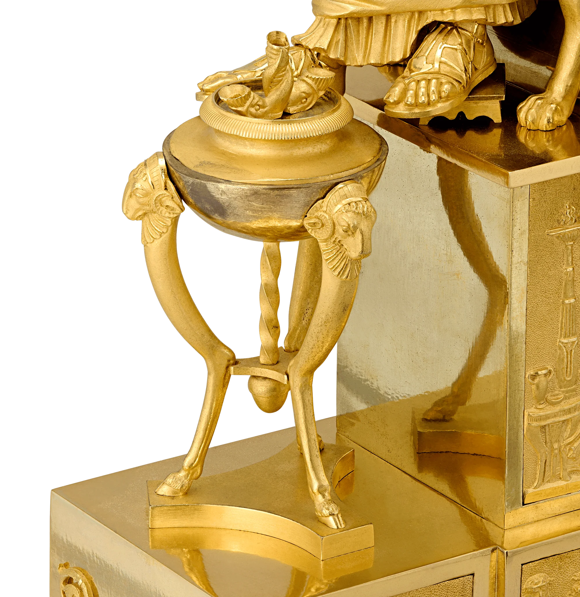 Empire Tekmessa and Eurysakes Mantel Clock - Image 7