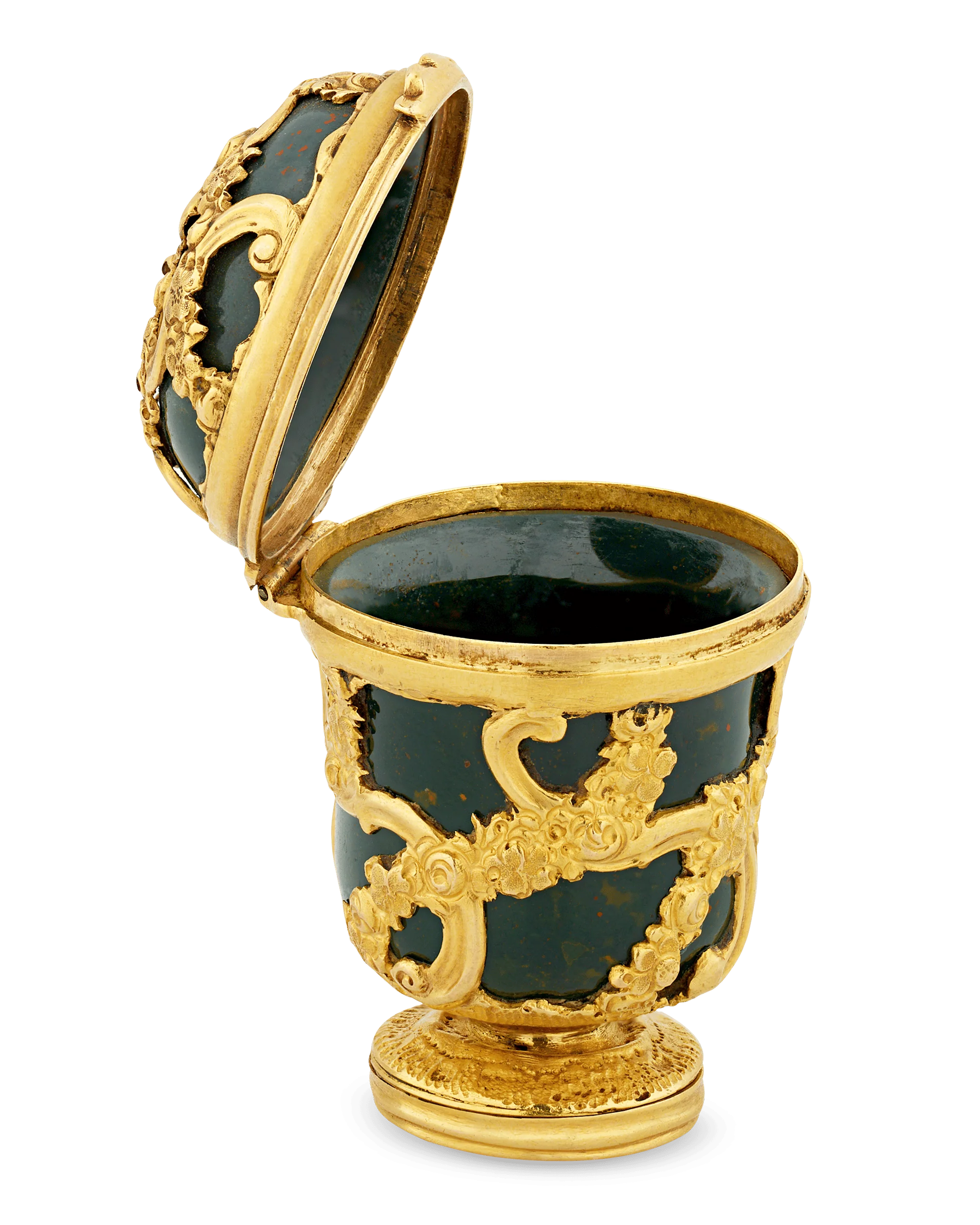 English Gold and Hardstone Snuff Box - Image 2