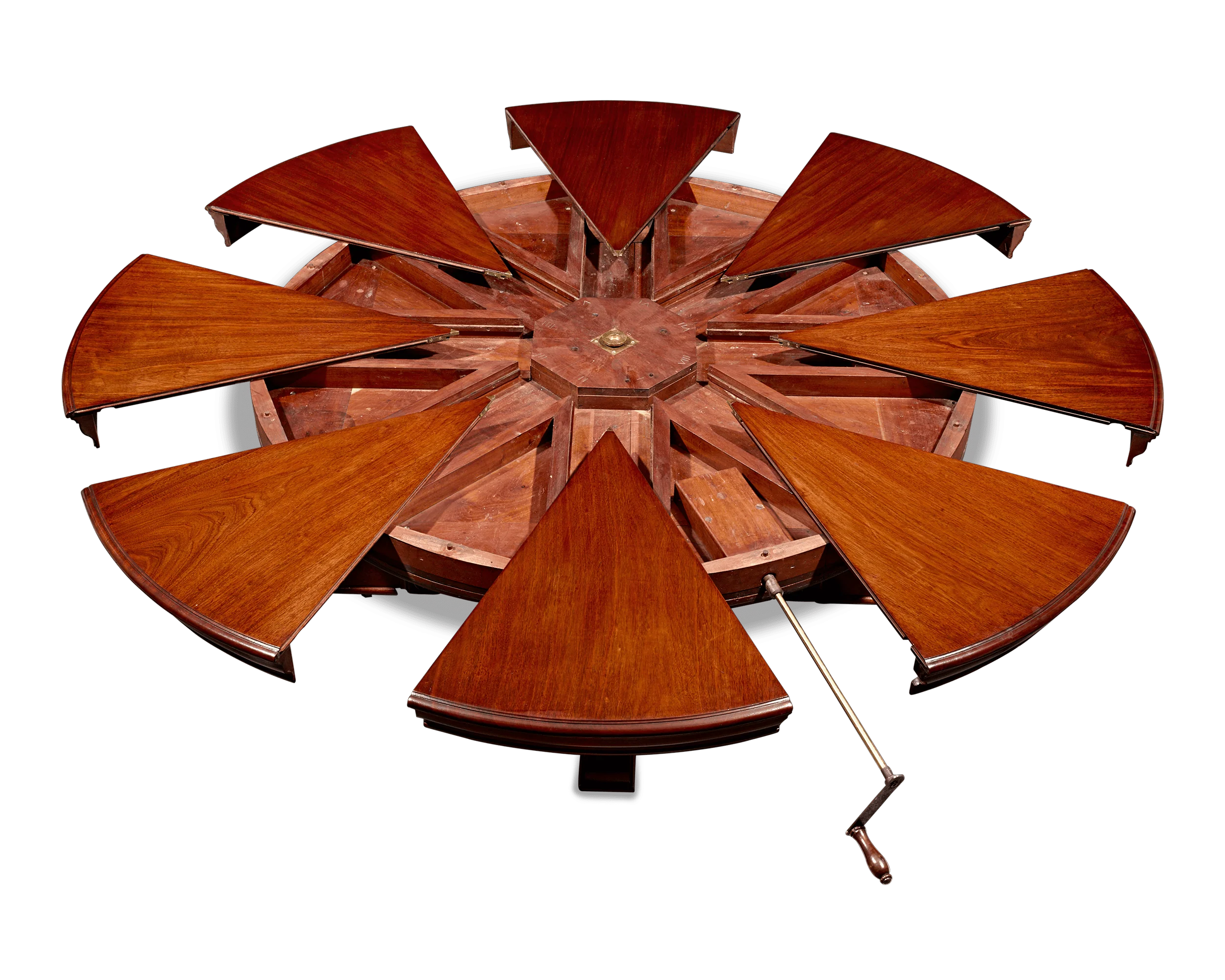 English Mahogany Expanding Table - Image 4